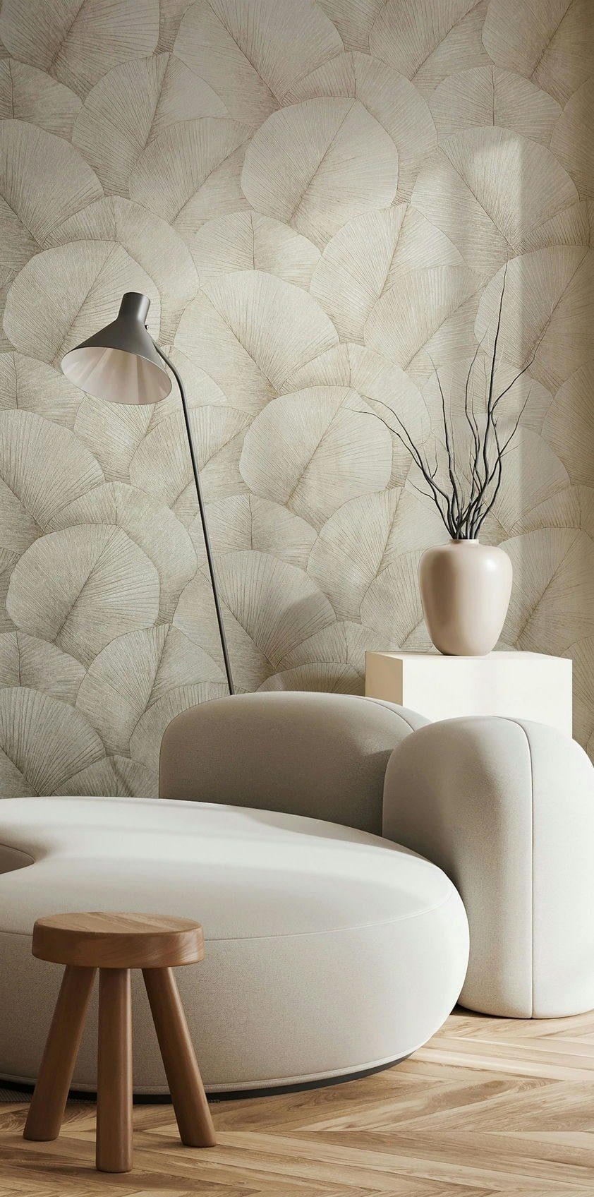 Marburg Vliestapete Blissful Botanics, botanisch, moderne Tapete für Wohnzimmer Schlafzimmer Küche – Bild 4 von 4