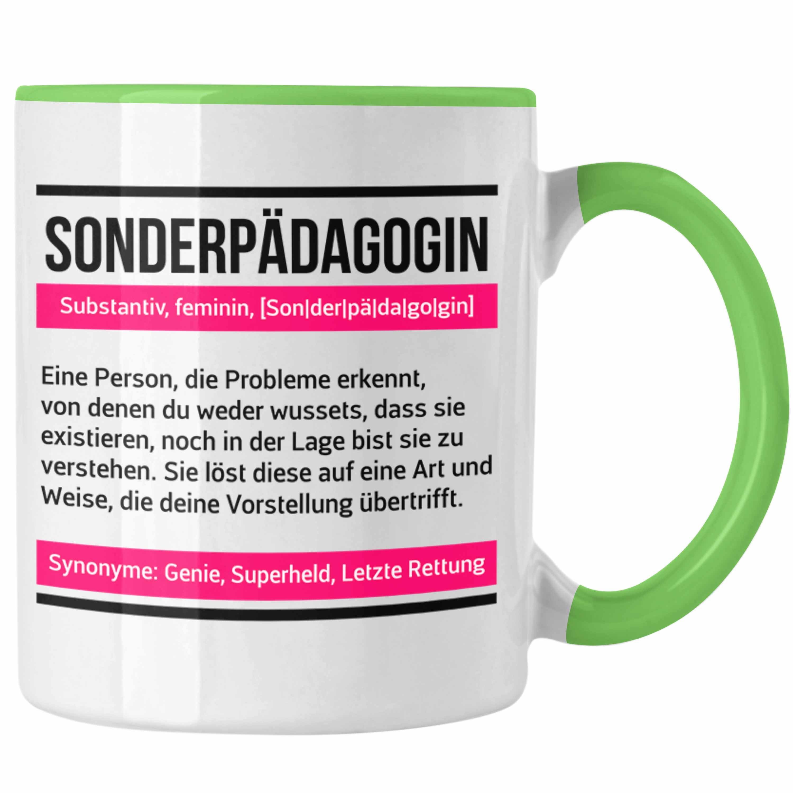 Tasse Trendation - Sonderpädagogik Tasse Geschenk für sonderpädagin Spruch G