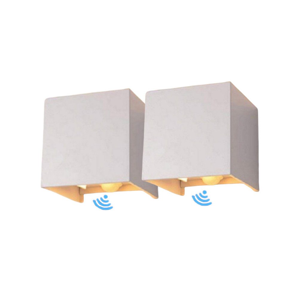 LETGOSPT Wandleuchte 2x LED Wandleuchten 7W günstig online kaufen