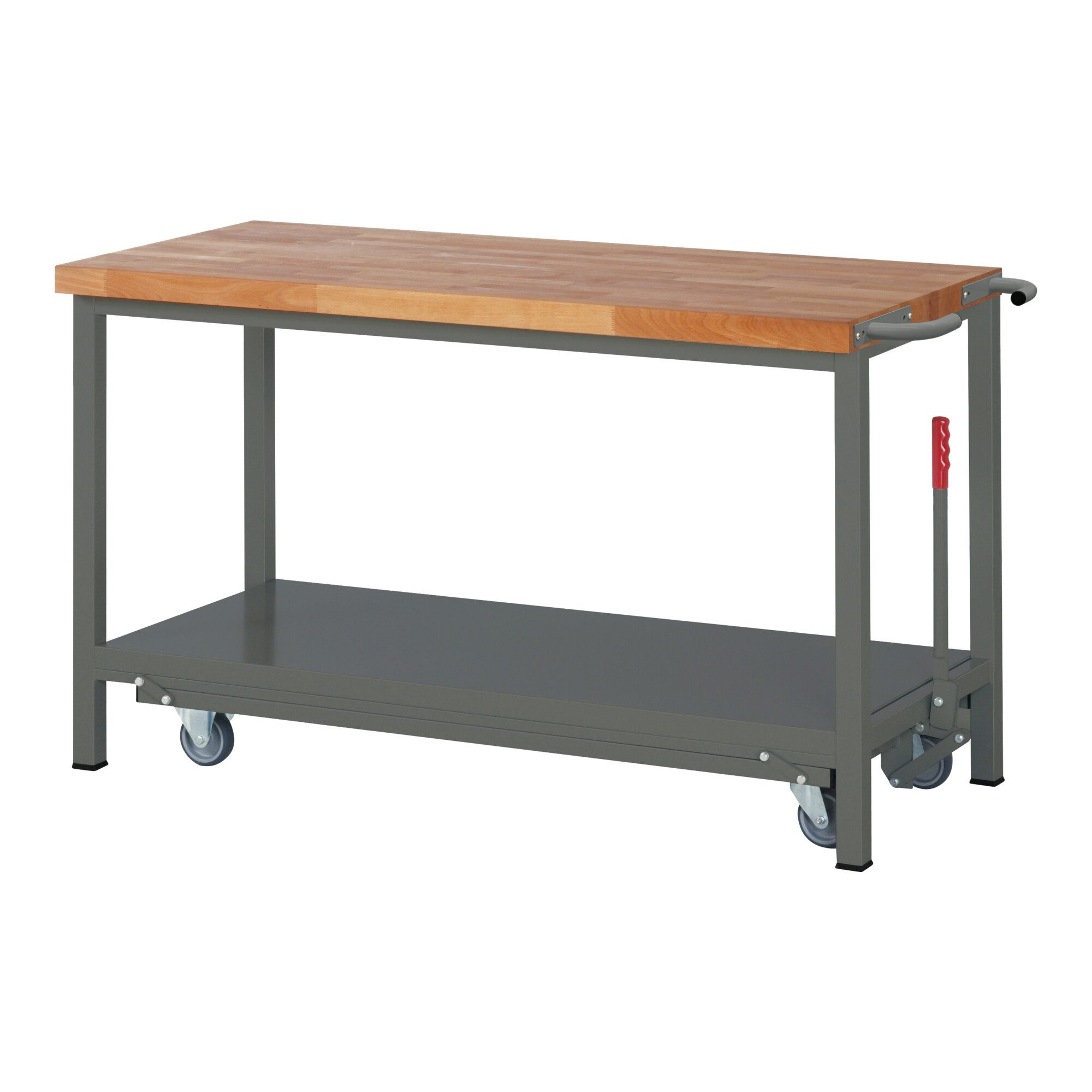 Stier Werkbank STIER Werkbank Premium mit abs. Fahrgestell BxTxH 1500x700x880 mm