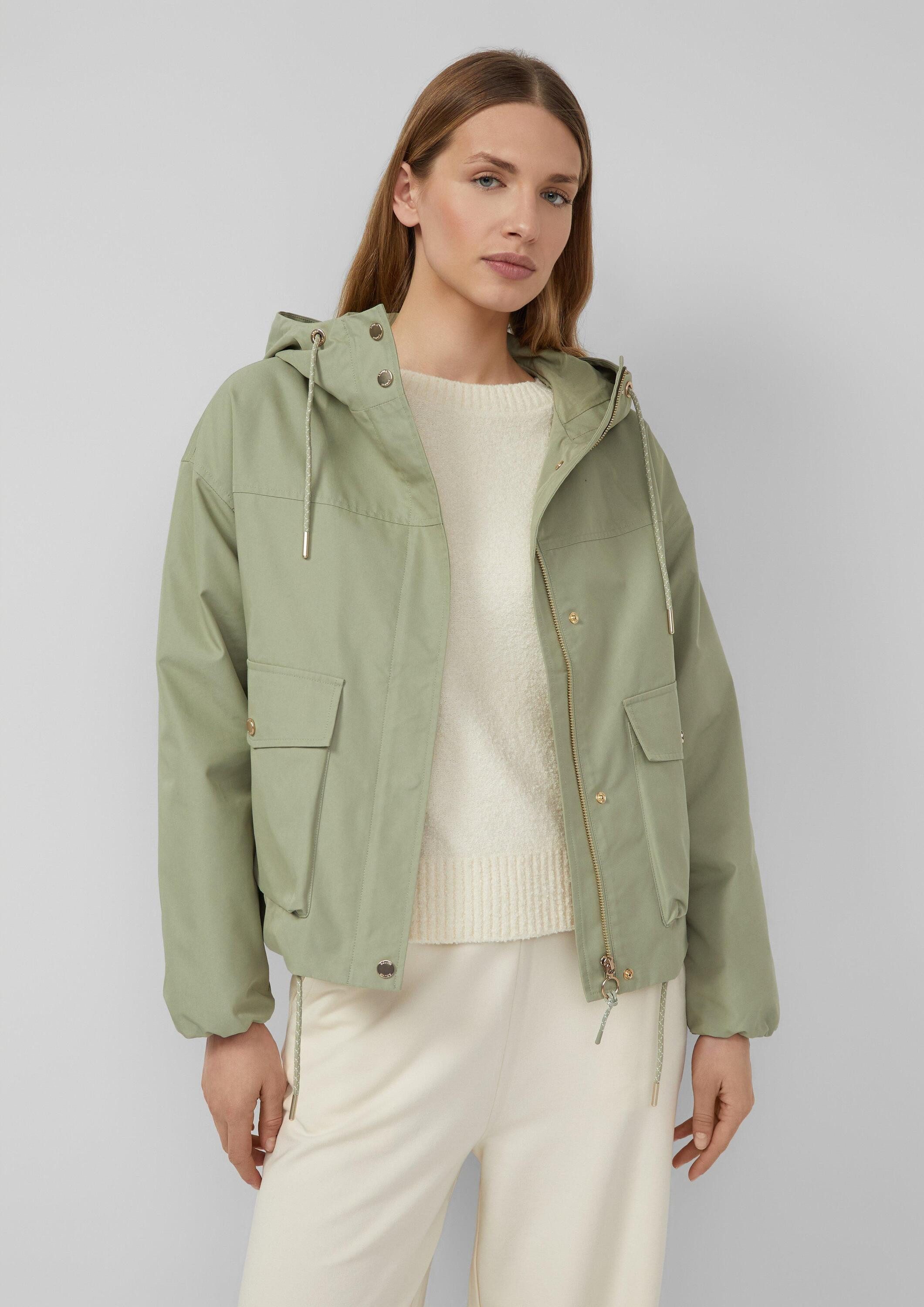 s.Oliver Funktionsjacke Outdoor-Jacke Jacke im Relaxed Fit mit Kapuze