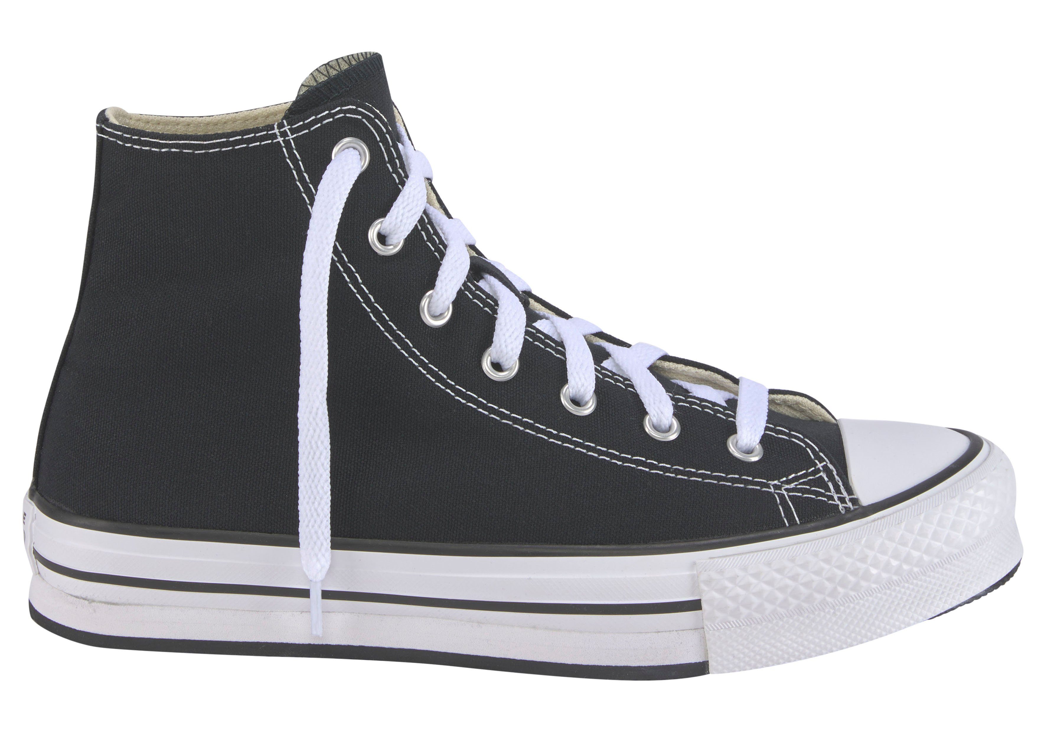 EVA TAYLOR CANV LIFT CHUCK ALL STAR Sneaker schwarz-weiß Converse