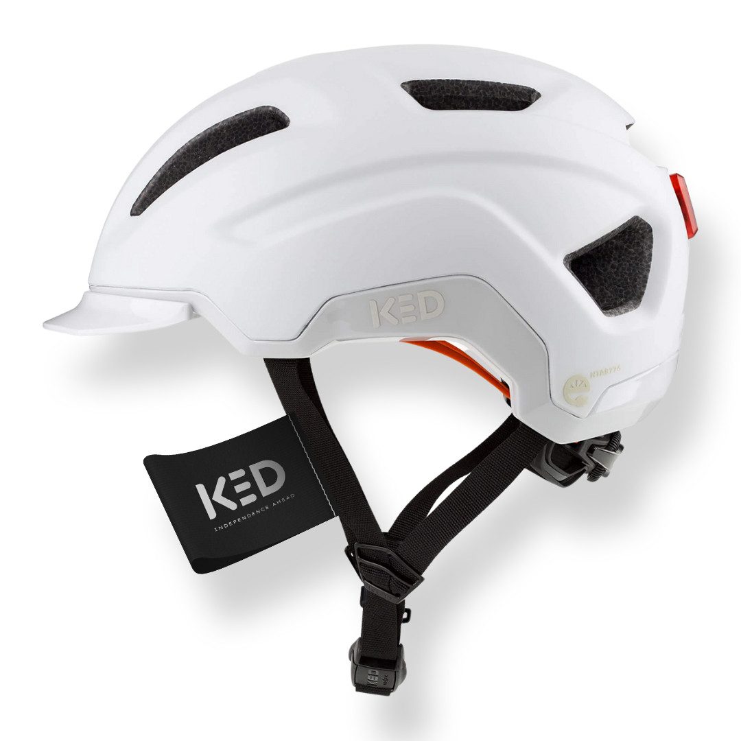 KED Fahrradhelm Pedalon E-Bike Helm, mit LED-Rücklicht und Maxshell-Technologie