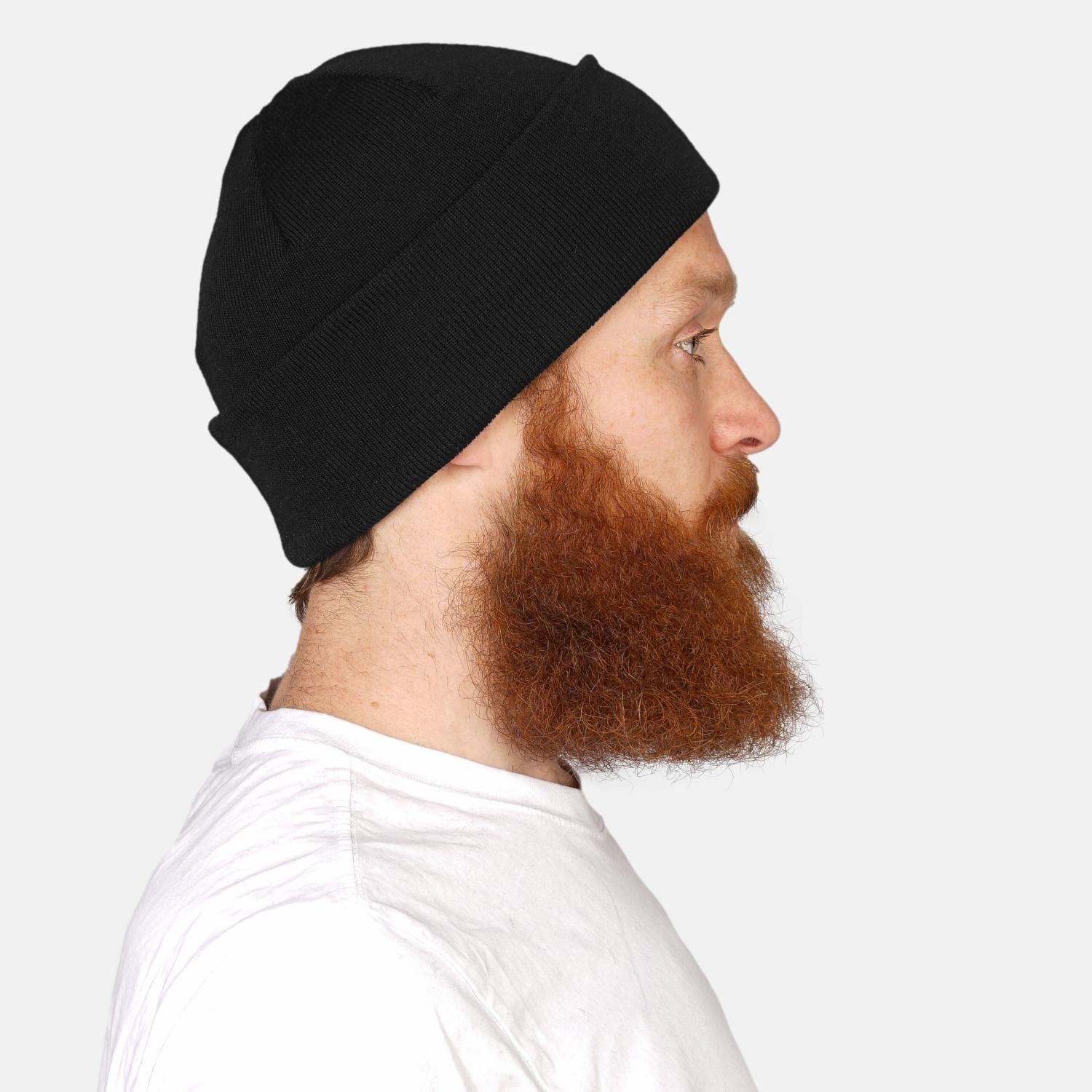 HANSEHELD Strickmütze Feinstrickmütze 100% Schurwolle Merino - Made in Germ günstig online kaufen