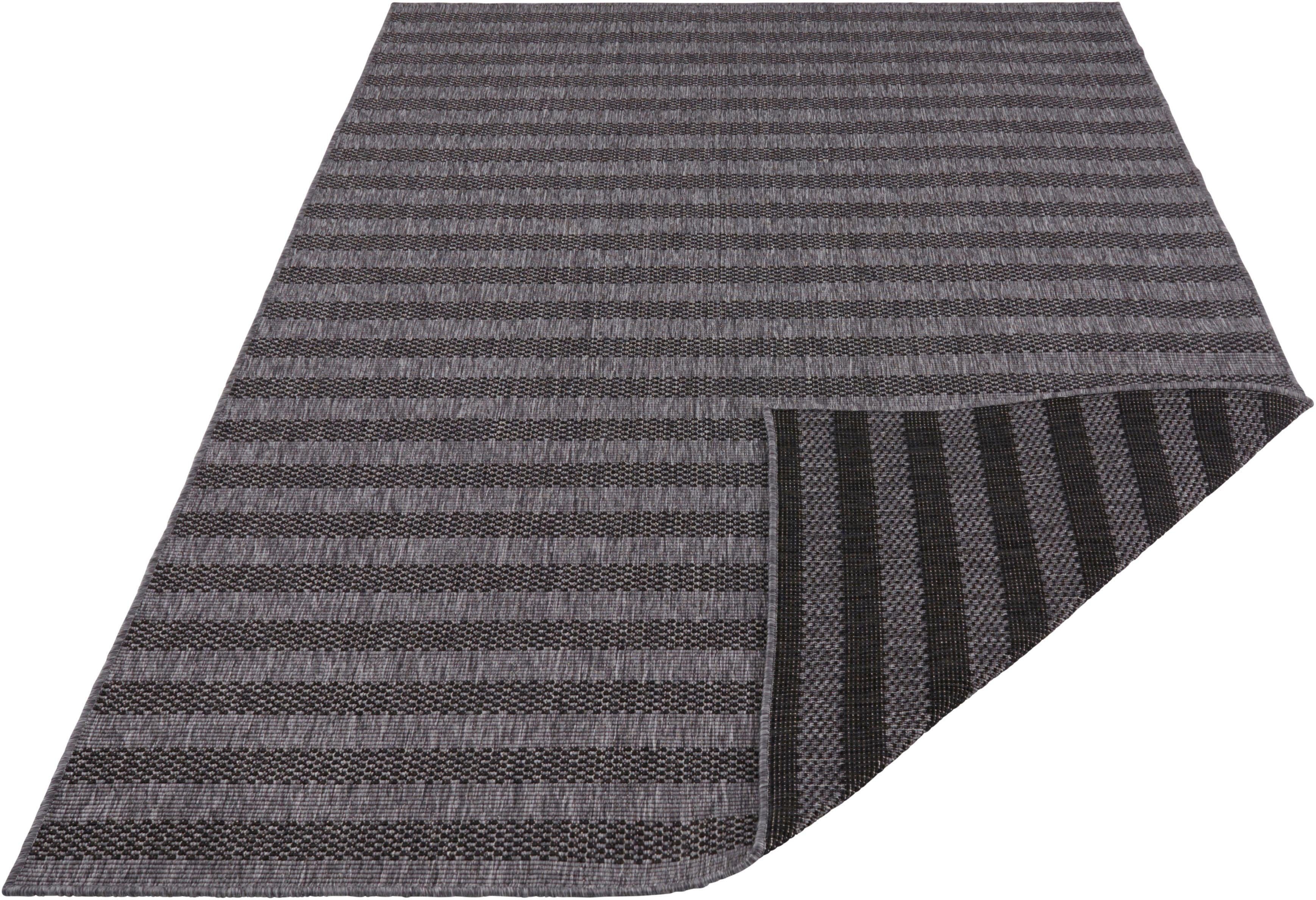 freundin Home Collection Teppich Delilia, rechteckig, Höhe: 5 mm, In-& Outdoor, Wetterfest, Balkon, Garten, Wohnzimmer, Wasserfest