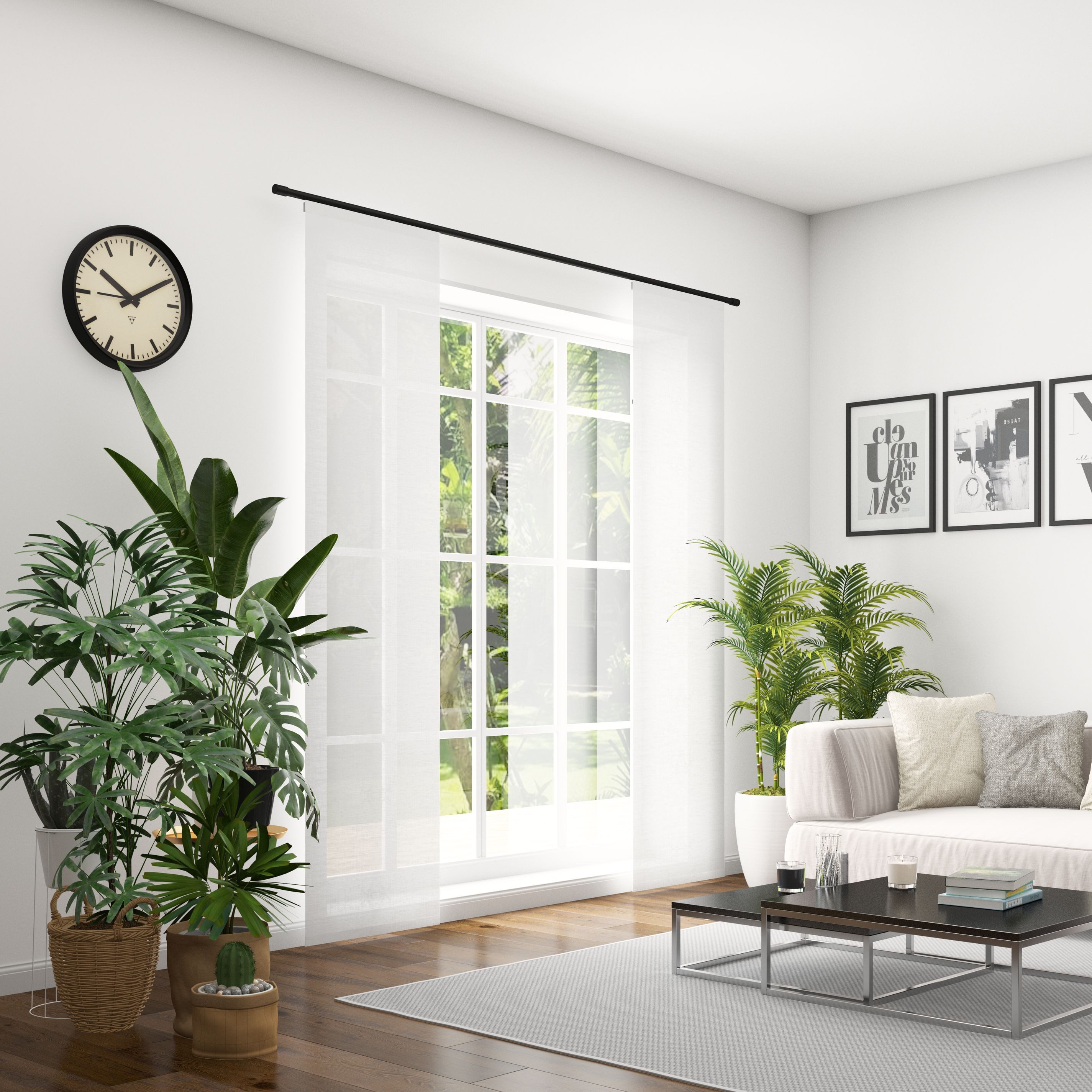 Neutex for you! Schiebegardine Allure (1 St), Paneelwagen, halbtransparent, günstig online kaufen