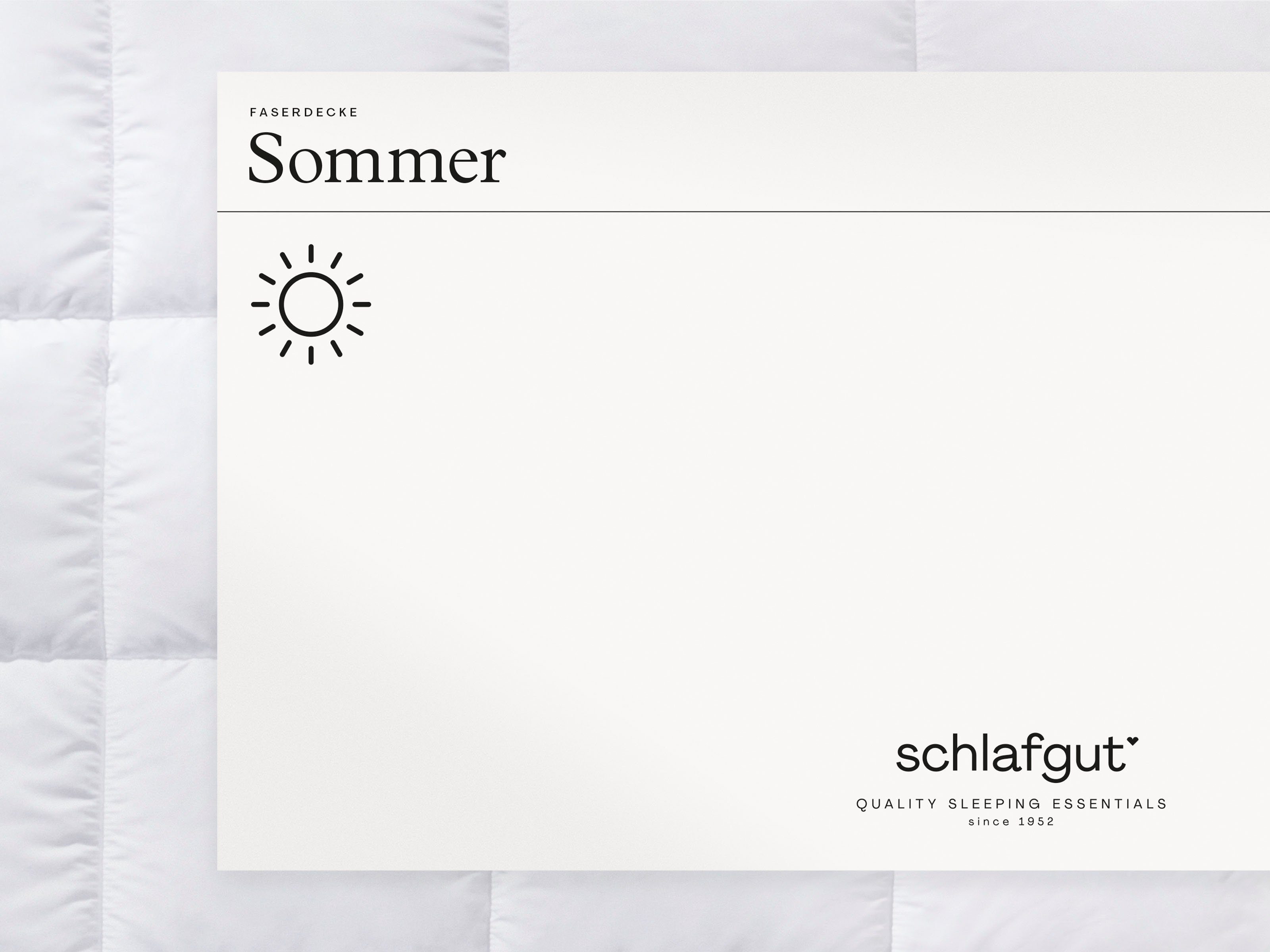 Schlafgut Kunstfaserbettdecke Casual, langlebige Bettdecke in 135x200 oder 155x220 cm, Sommer oder Winter