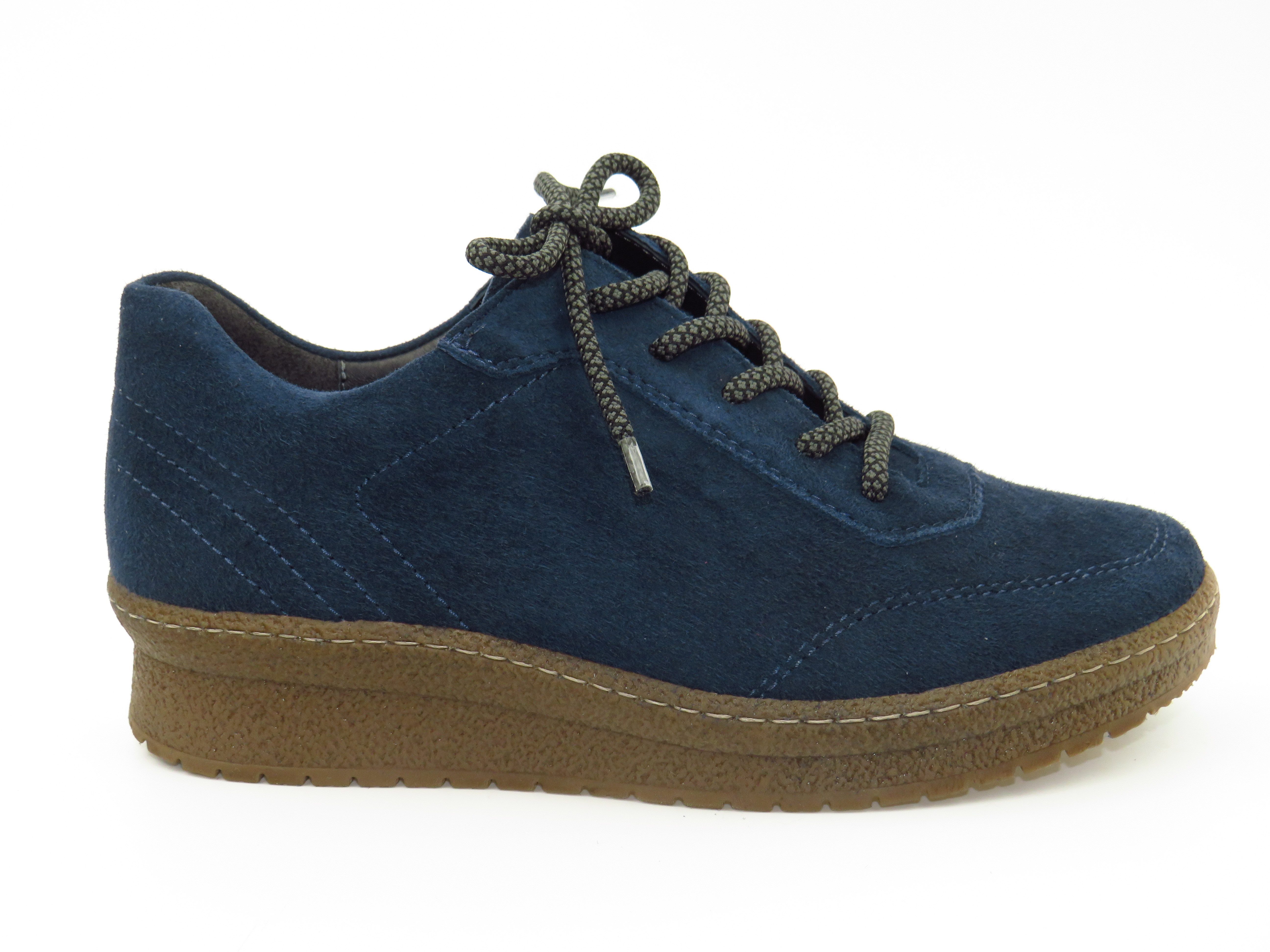 Ilona 25 mm azur Schnürschuh