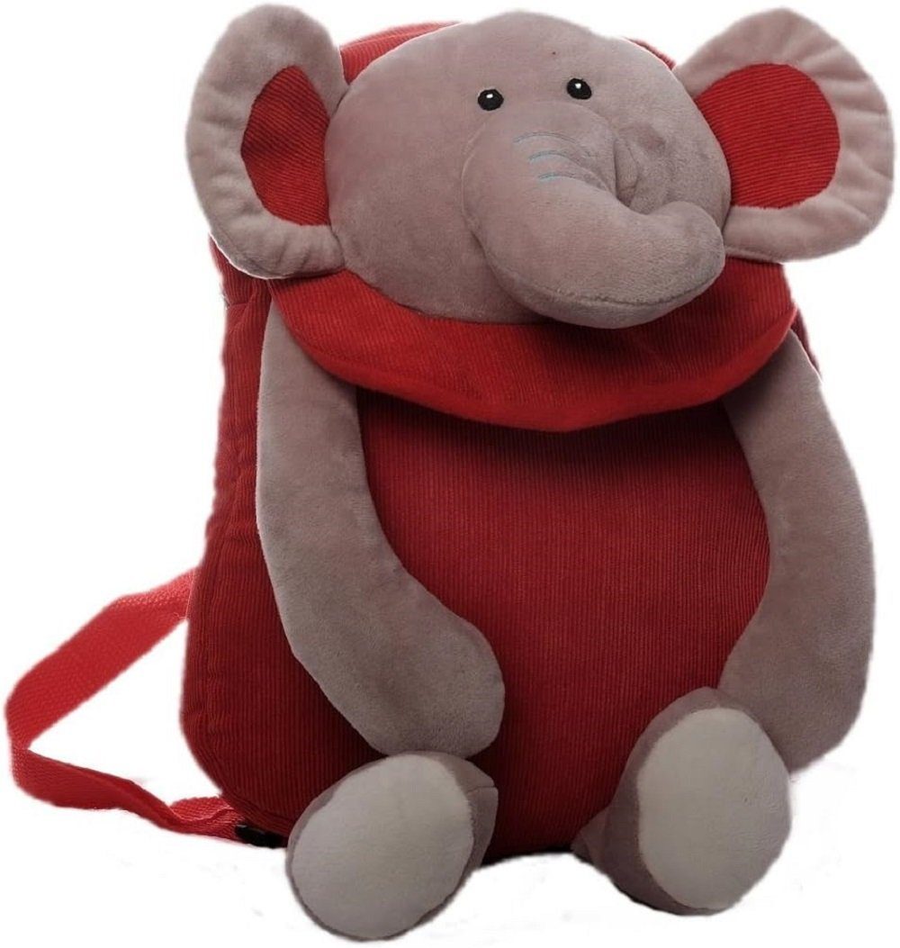 inware Kinderrucksack Elefant aus Plüsch Kindertasche, Kindergartentasche (1-tlg)