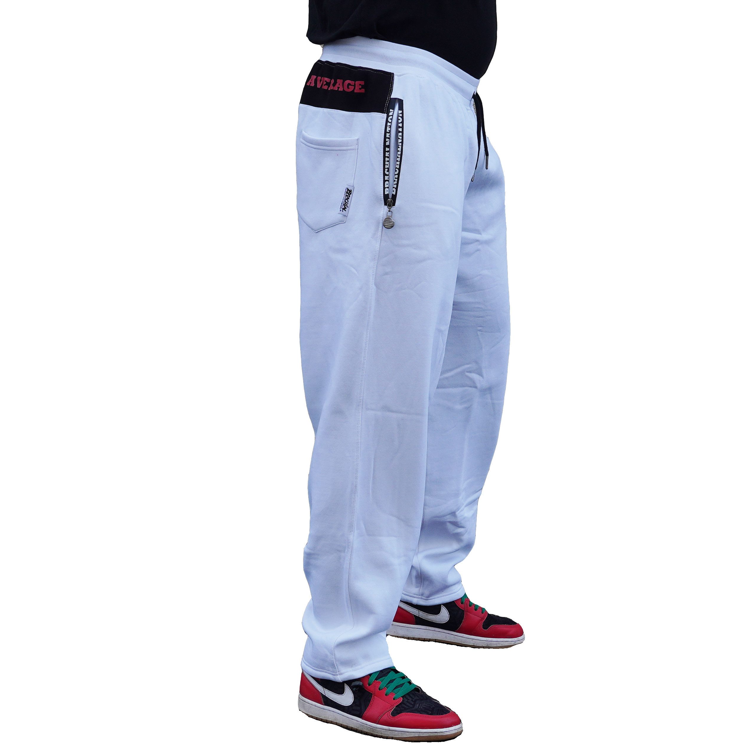 BRACHIAL THE LIFESTYLE COMPANY Sporthose Brachial Sporthose "Rude" weiß