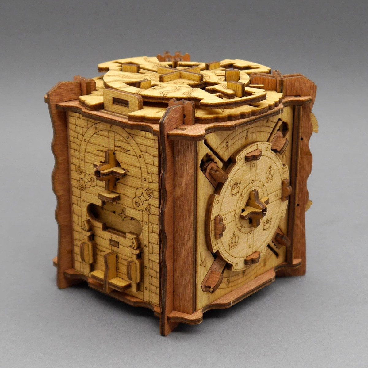 iDventure Spiel DAS GEHEIMNIS VON CAMELOT - Cluebox Puzzle, Knobelspiel, Holzspiel