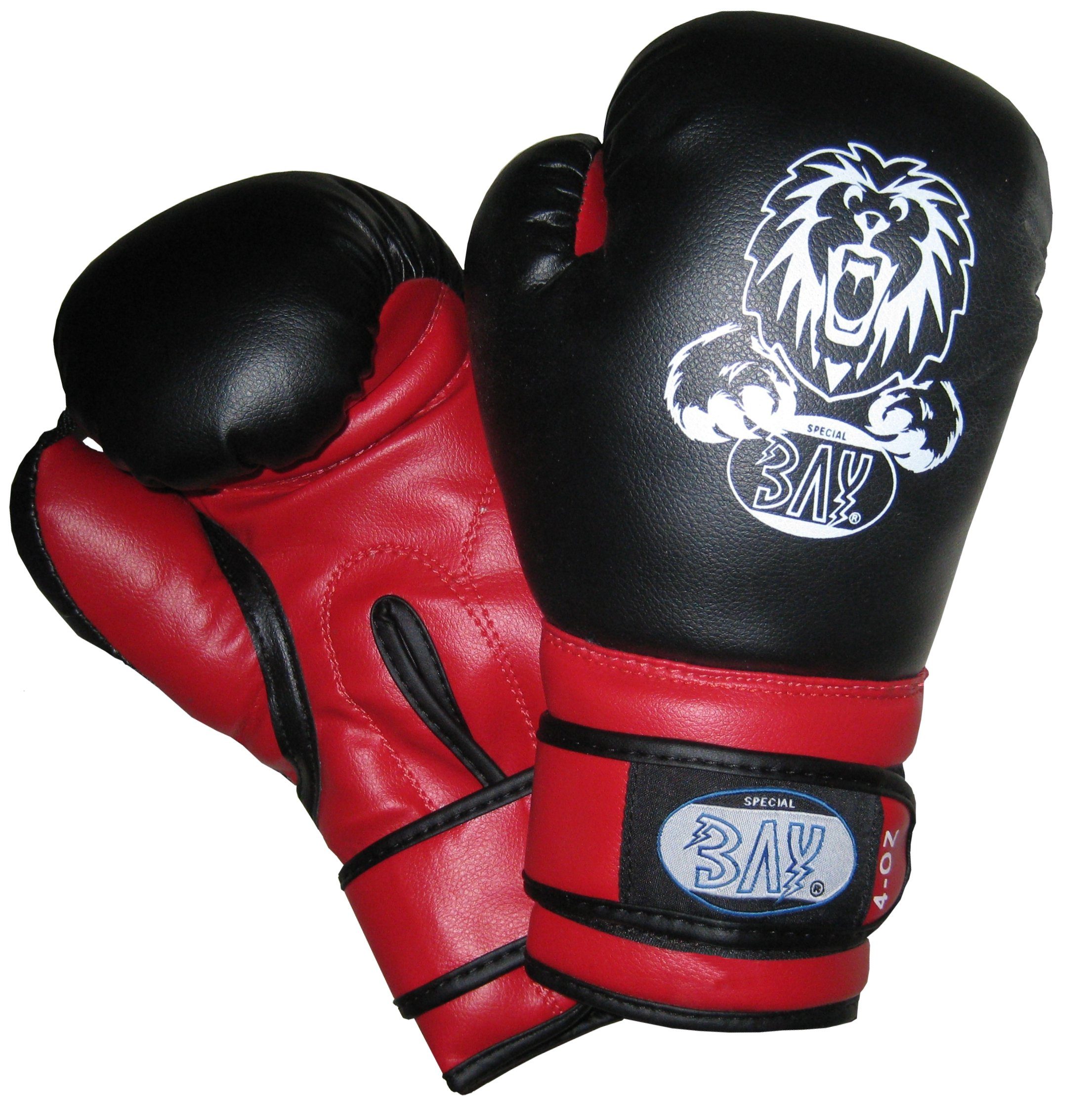 BAY-Sports Boxhandschuhe Discount Boxen Kinderboxhandschuhe Leon Kinder