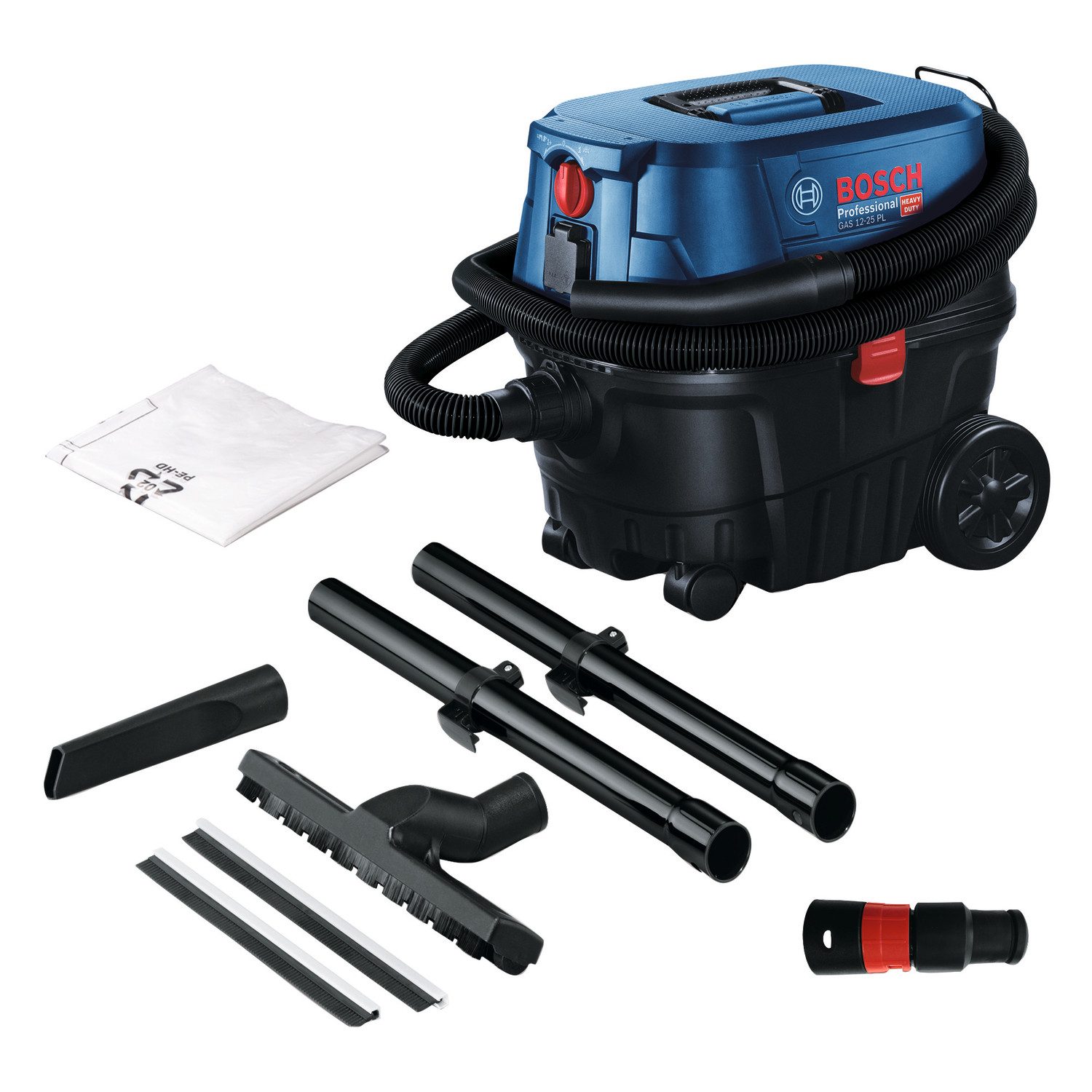 Bosch Professional Nass-Trocken-Sauger GAS 12-25 PL, 1250 W