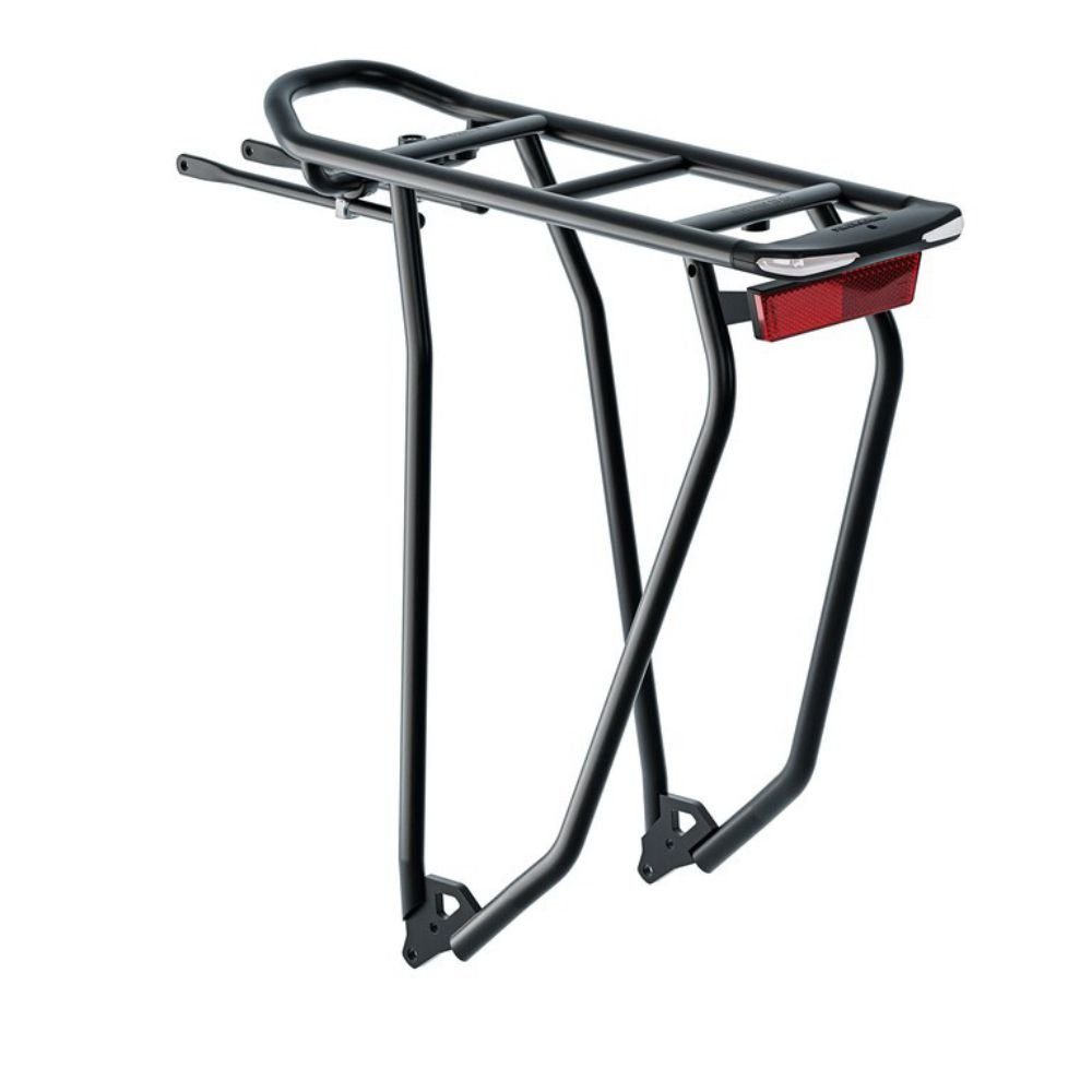 racktime Fahrrad-Gepäckträger, System-Gepäckträger Gleamit 2.0, sw, 28/29", ohne Standlicht