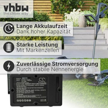 vhbw kompatibel mit Wolf Garten Hybrid Power 40, 37 Akku Li-Ion 7500 mAh (36,5 V)