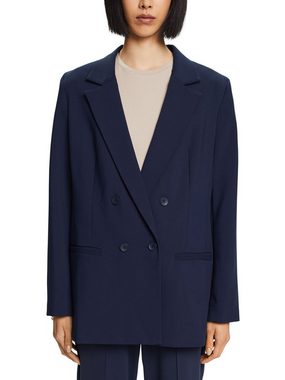 Esprit Longblazer Zweireihiger Blazer in lockerer Passform