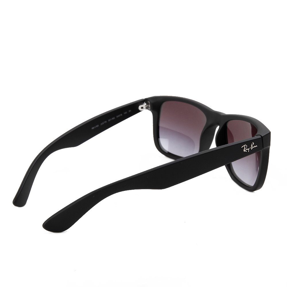 Ray-Ban Sonnenbrille Ray-Ban Justin RB4165 601/8G Matte Black Grey Gradient