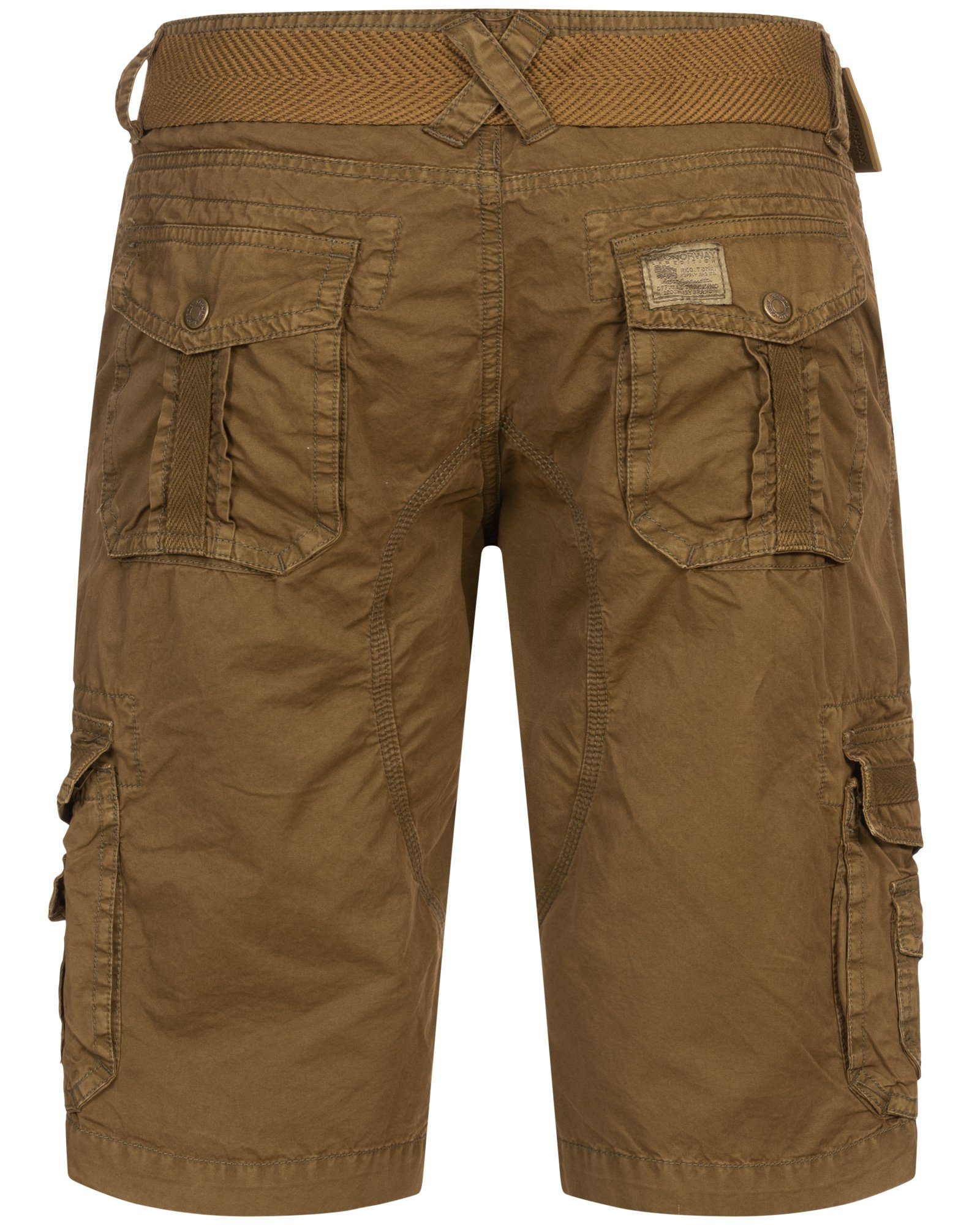 Norway Shorts Hose Freizeit Cargo Short Sommer Shorts KAKI Geographical Urlaub knielang Bermuda kurze