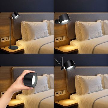 Globo Schreibtischlampe, Tischleuchte Wandleuchte Clip-System CCT Schreibtischlampe Magnet LED