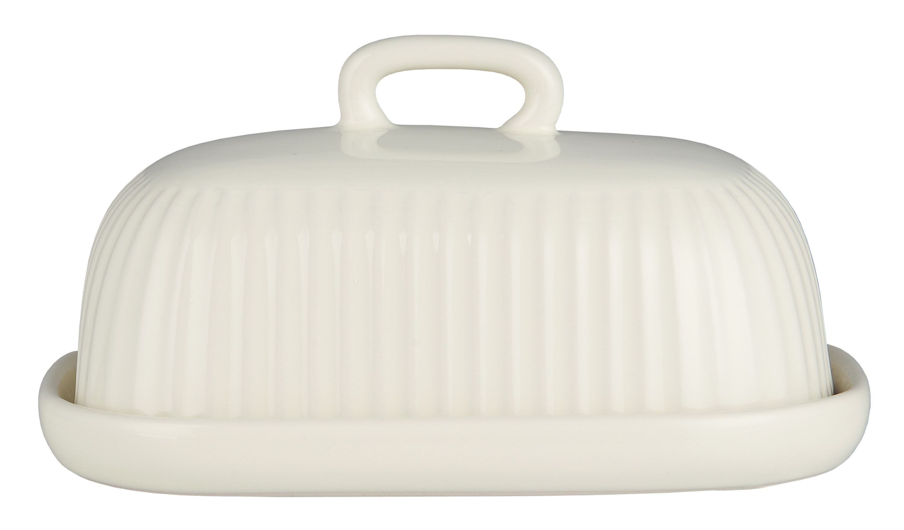 Ib Laursen Butterdose Ib Laursen - Butterdose Butterglocke Butterschale Mynte Keramik Cream