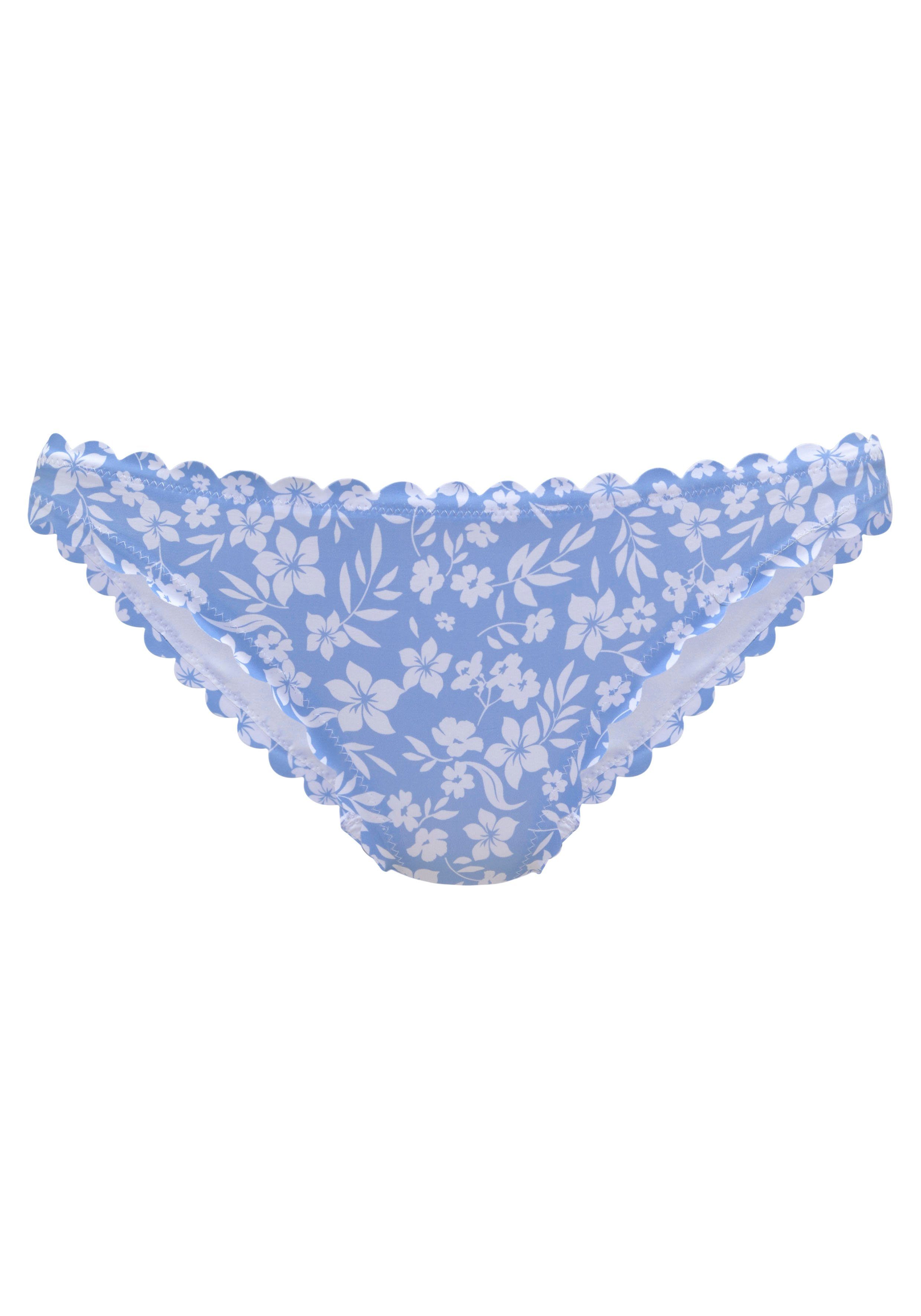 Vivance Bikini-Hose Leni mit gelaserter Wellenkante günstig online kaufen