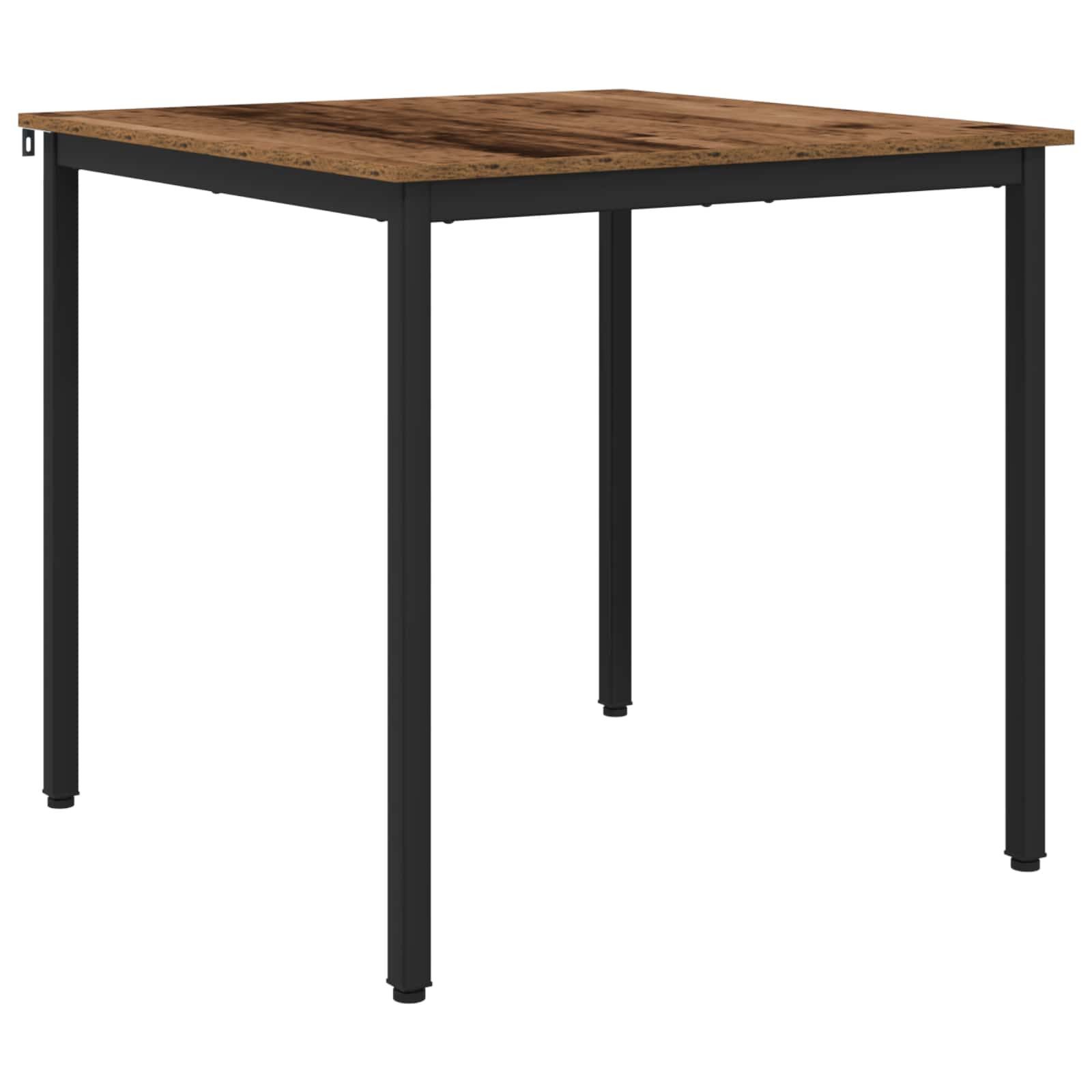 vidaXL Esstisch Esstische 80 x 80 x 75 cm Holzwerkstoff Eichenholz Quadratisch (1-St)