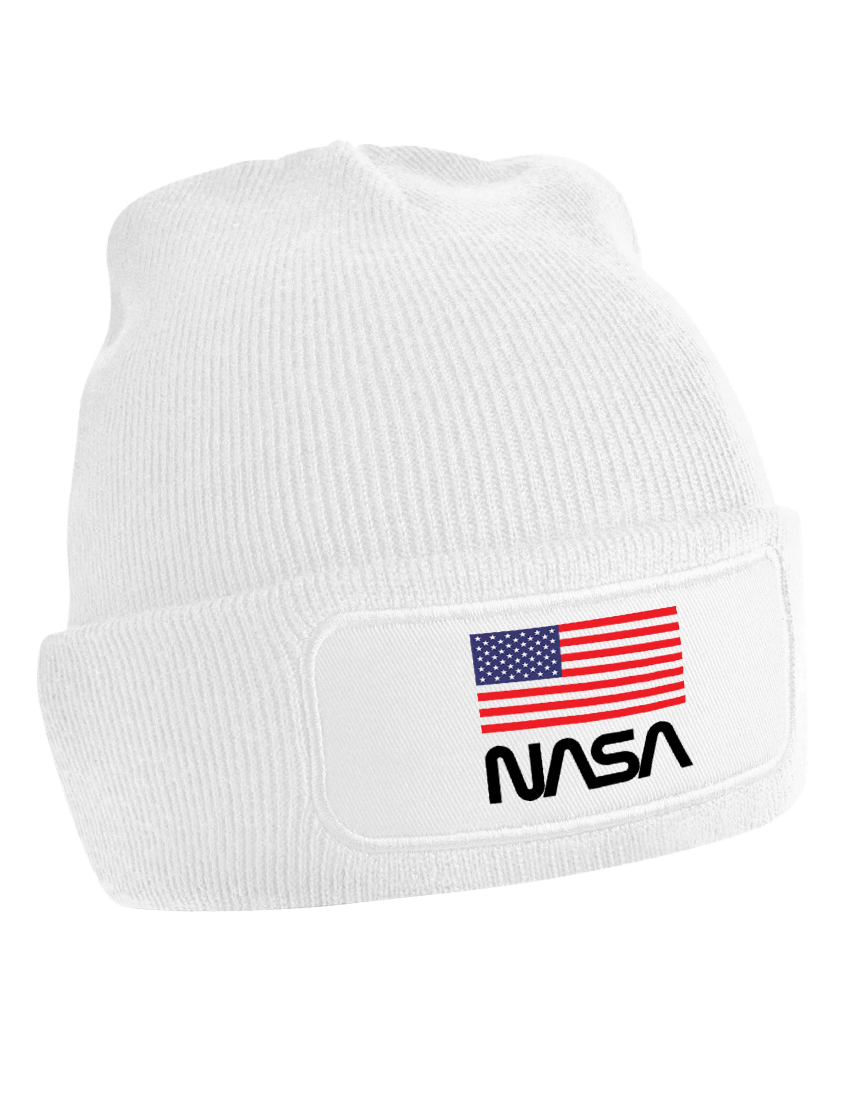 Youth Designz Beanie Nasa USA Unisex Beanie Mütze mit trendigem Frontprint günstig online kaufen