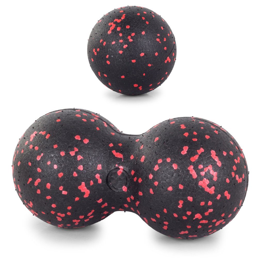 Faszienrolle Schwarz - Massagerolle Für Muskeln, 31cm Mit Rillenstruktur