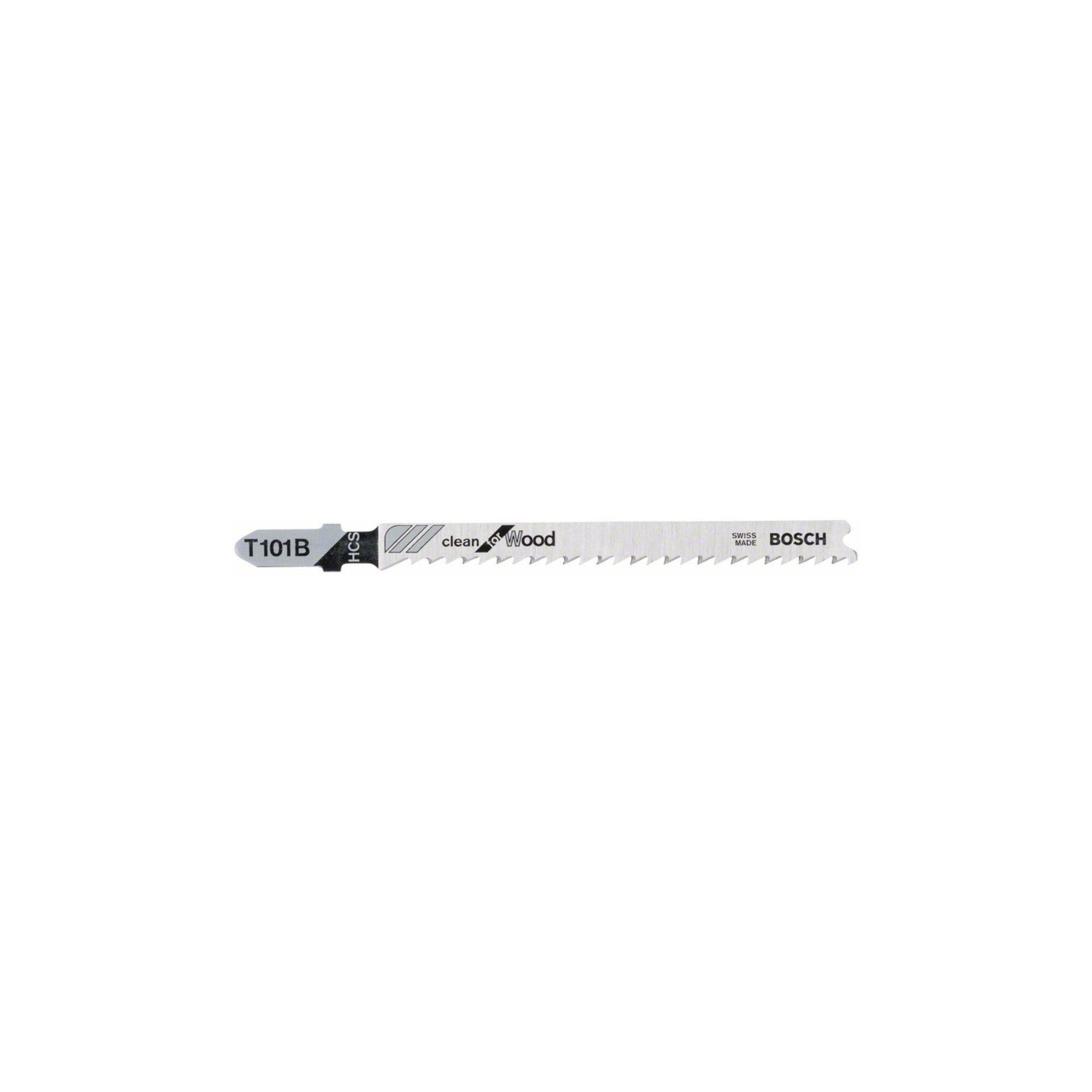 Bosch Professional Stichsäge Bosch Stichsägeblatt T 101 B, Clean for Wood 25 Stk