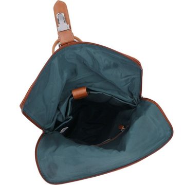 The Skandinavian Brand Rucksack The Skandinavian Brand Leder Freizeit Rucksack cognac (Stück, Stück)