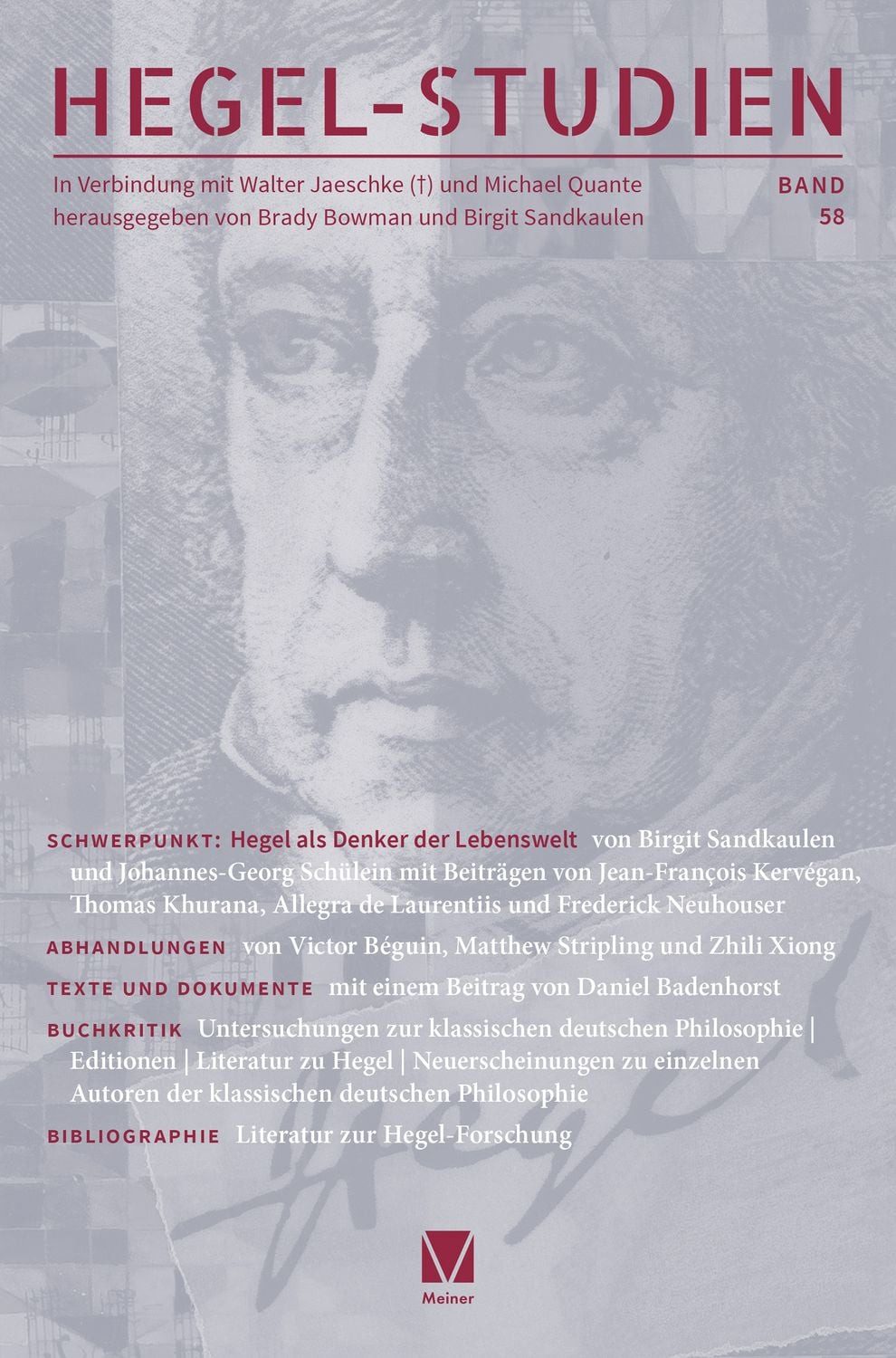 Hegel-Studien Band 58 / diverse