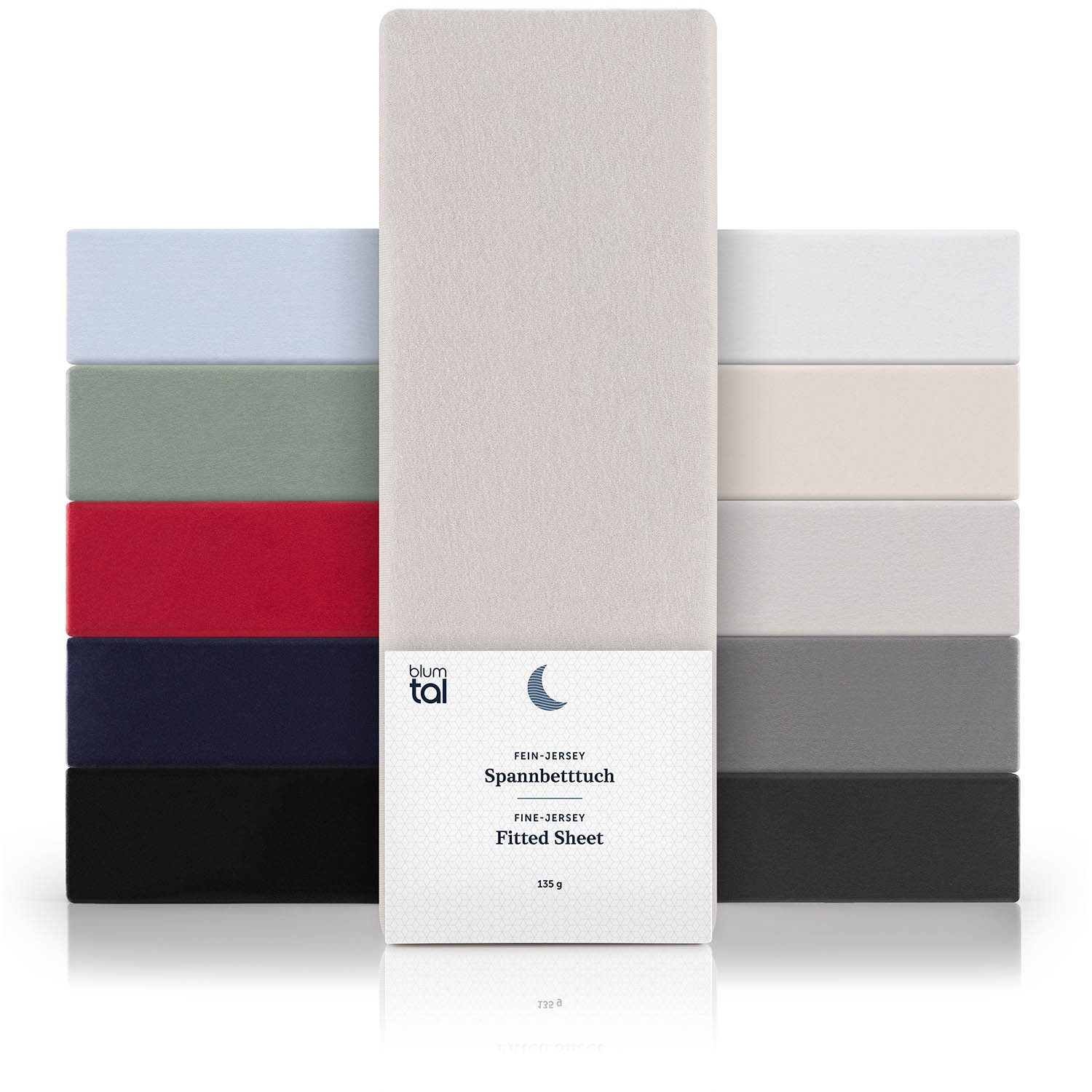Blumtal Spannbettlaken Blumtal Basics 100% Baumwolle, günstig online kaufen