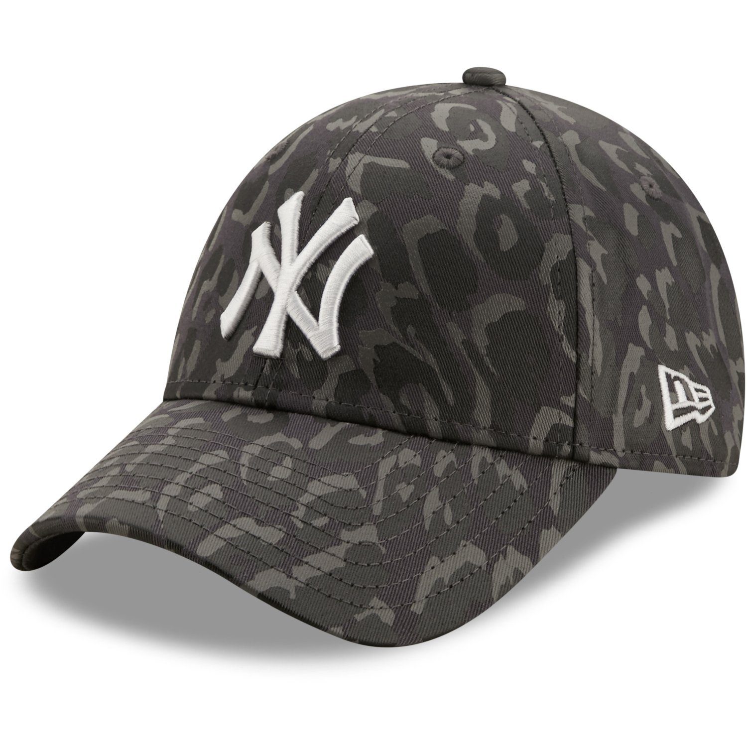 Yankees New PRINT OVER York Era Baseball dunkelgrau New Cap ALL 9Forty