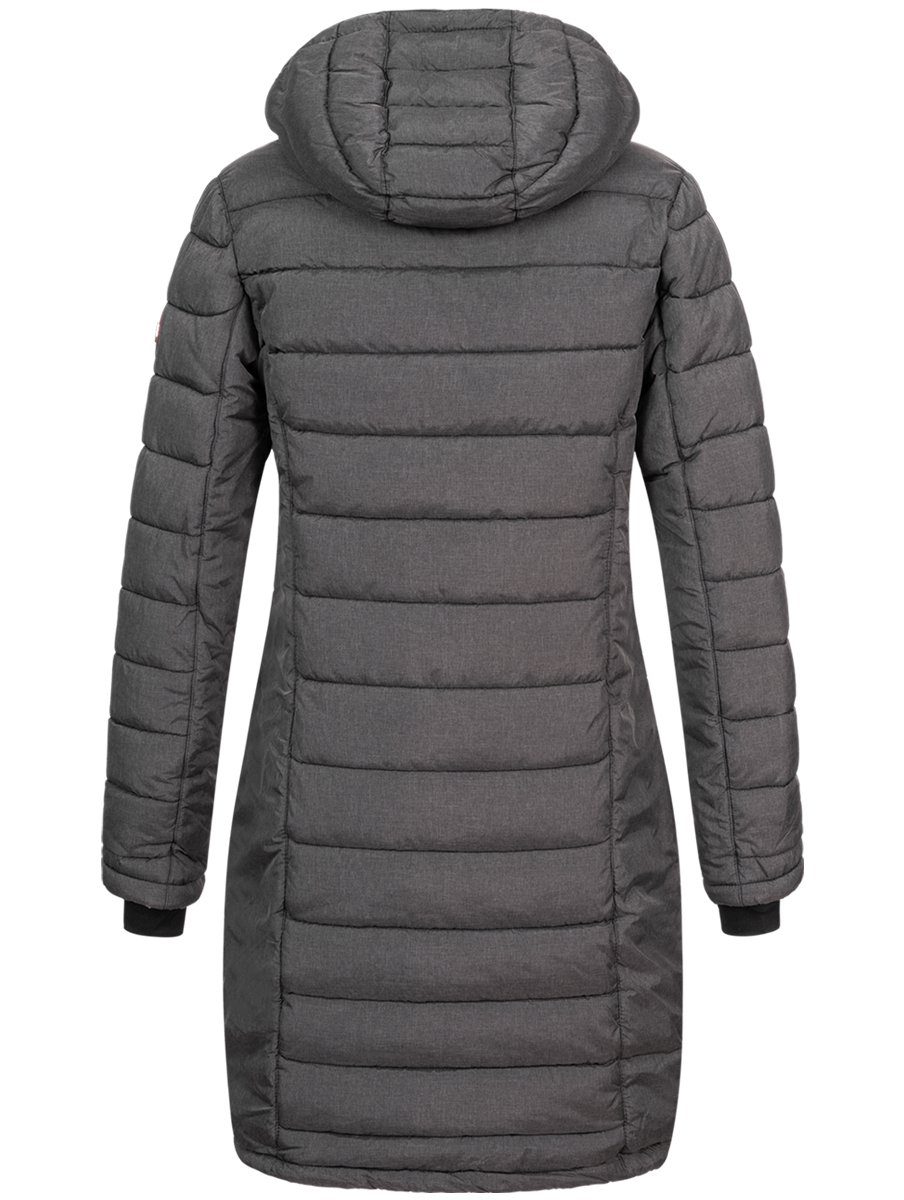 Geographical Norway Steppjacke Damen Winter Jacke Stepp Mantel Lange Steppjacke Winter Parka Outdoor