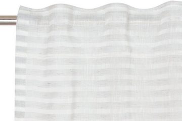 Vorhang Natural Stripe, TOM TAILOR HOME, verdeckte Schlaufen (1 St), transparent, transparent