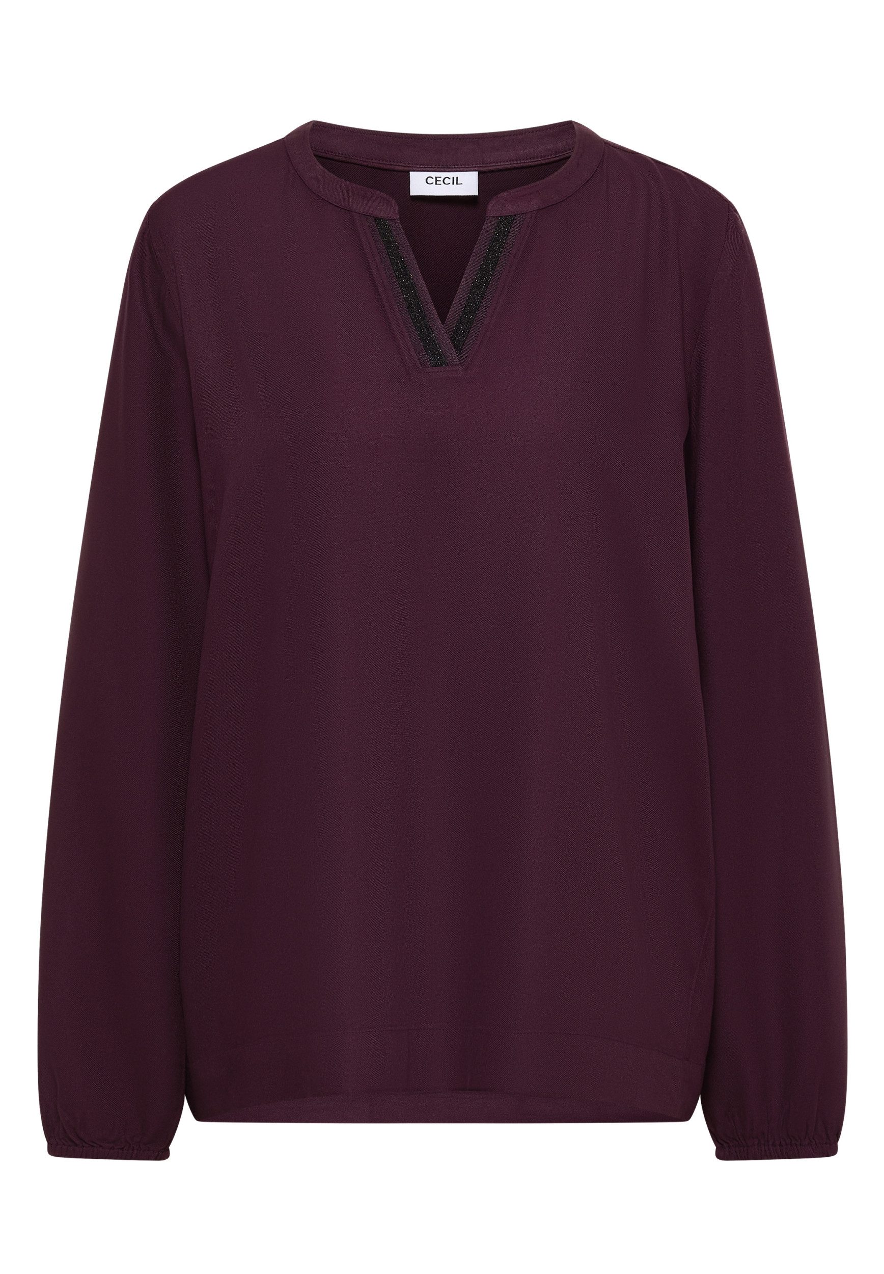 CECIL Blusenshirt Solid Deco Blouse günstig online kaufen