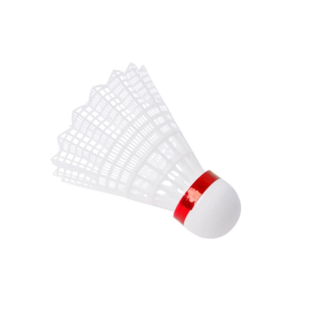 Sport-Thieme Badmintonball Badminton-Bälle FlashTwo, Idealer Badmintonball für Schule und Verein Weiß, Rot, Schnell