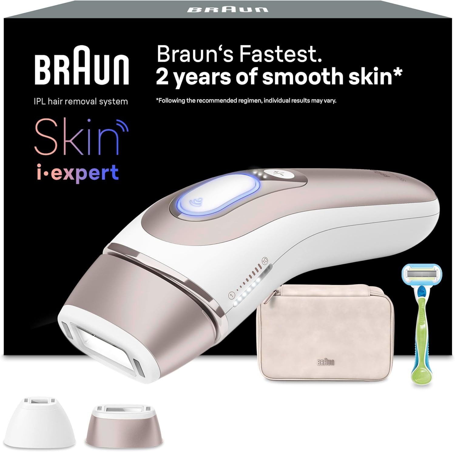 Braun IPL-Haarentferner Smart IPL Skin i·expert PL7147, SensoAdapt™ Skin Tone Sensor