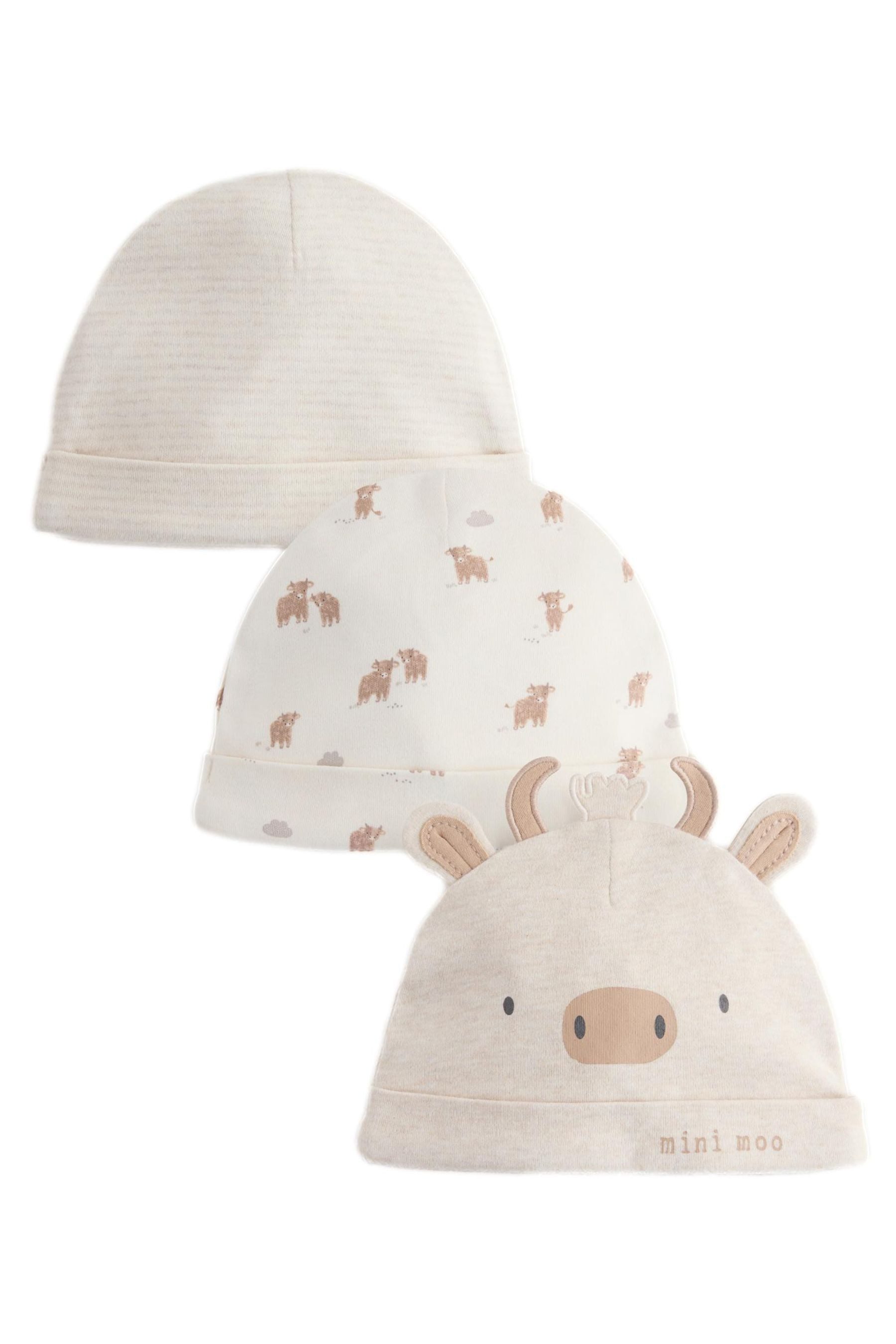 Next Beanie Baby-Strickmützen, 3er-Pack (3-St)