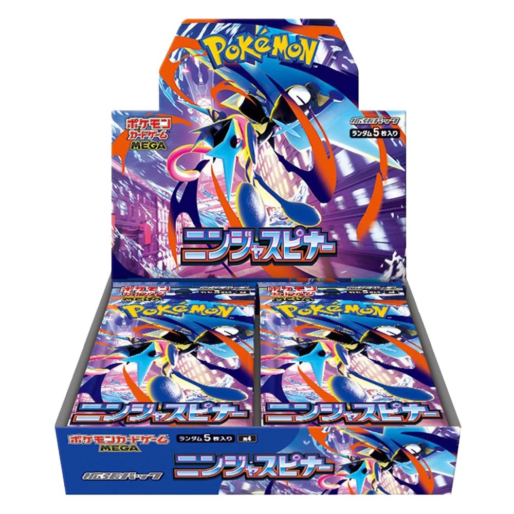 The Pokémon Company Sammelkarte Pokemon Ninja Spinner Booster Display M4 Japanisch