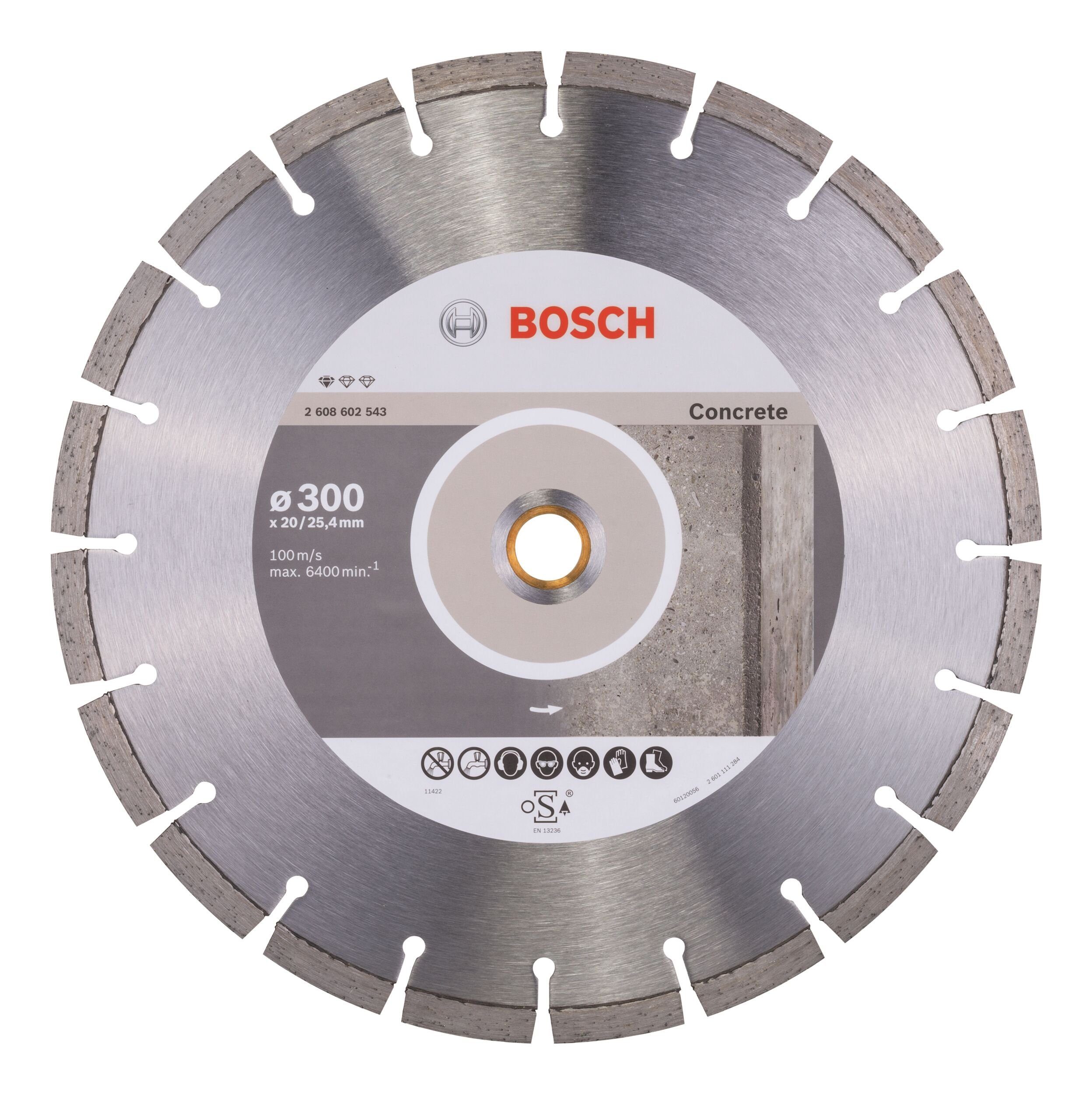 BOSCH Trennscheibe, Ø 300 mm, Standard for Concrete Diamanttrennscheibe - 300 x 20/25,4 x 2,8 x