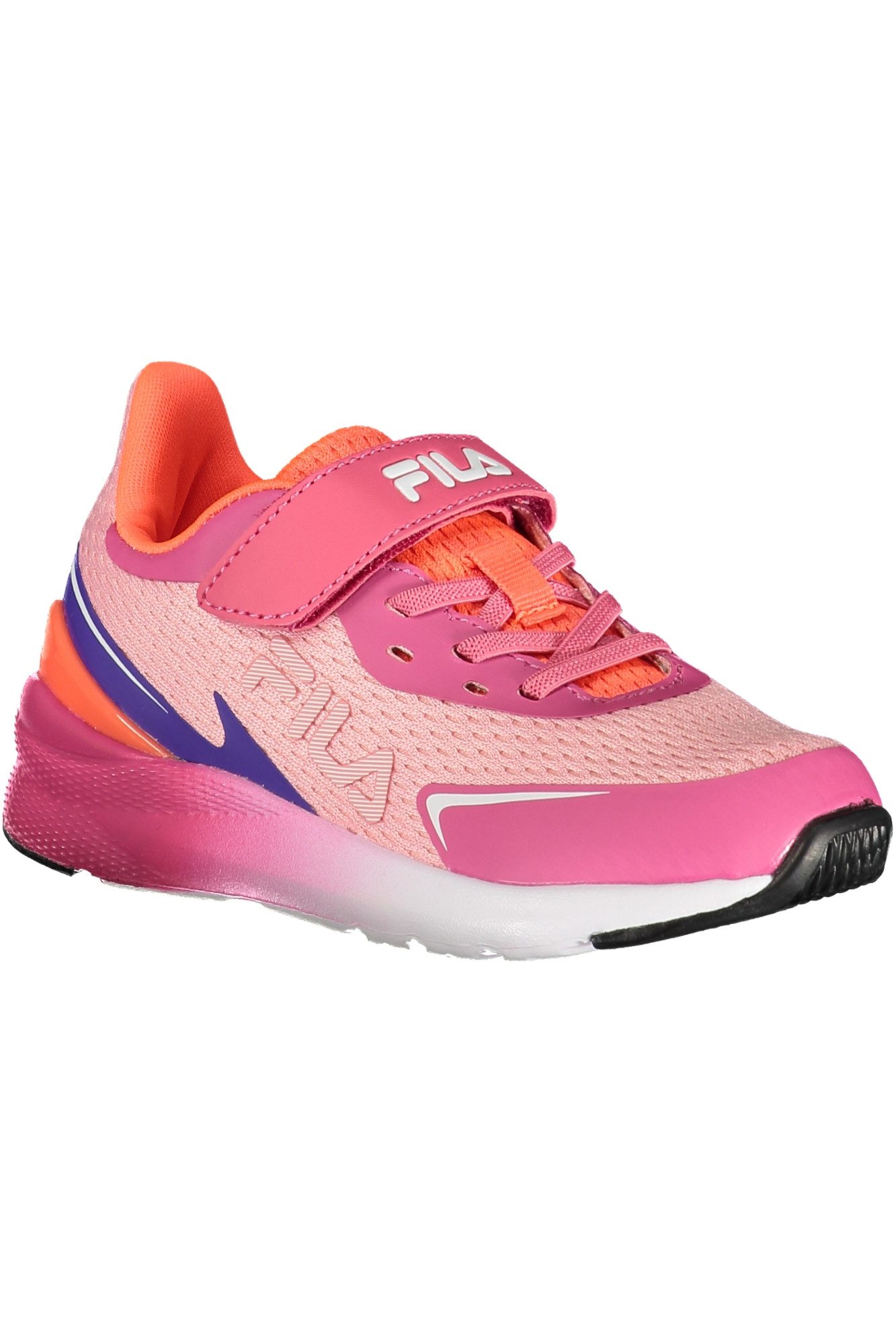 Fila Sneaker Mädchen-Sportschuh rosa mit Klett & Elastik