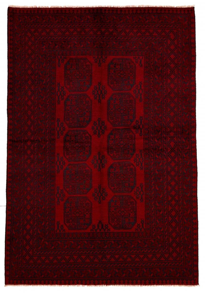 Orientteppich Afghan Akhche 164x239 Handgeknüpfter Orientteppich, Nain Trading, rechteckig, Höhe: 6 mm