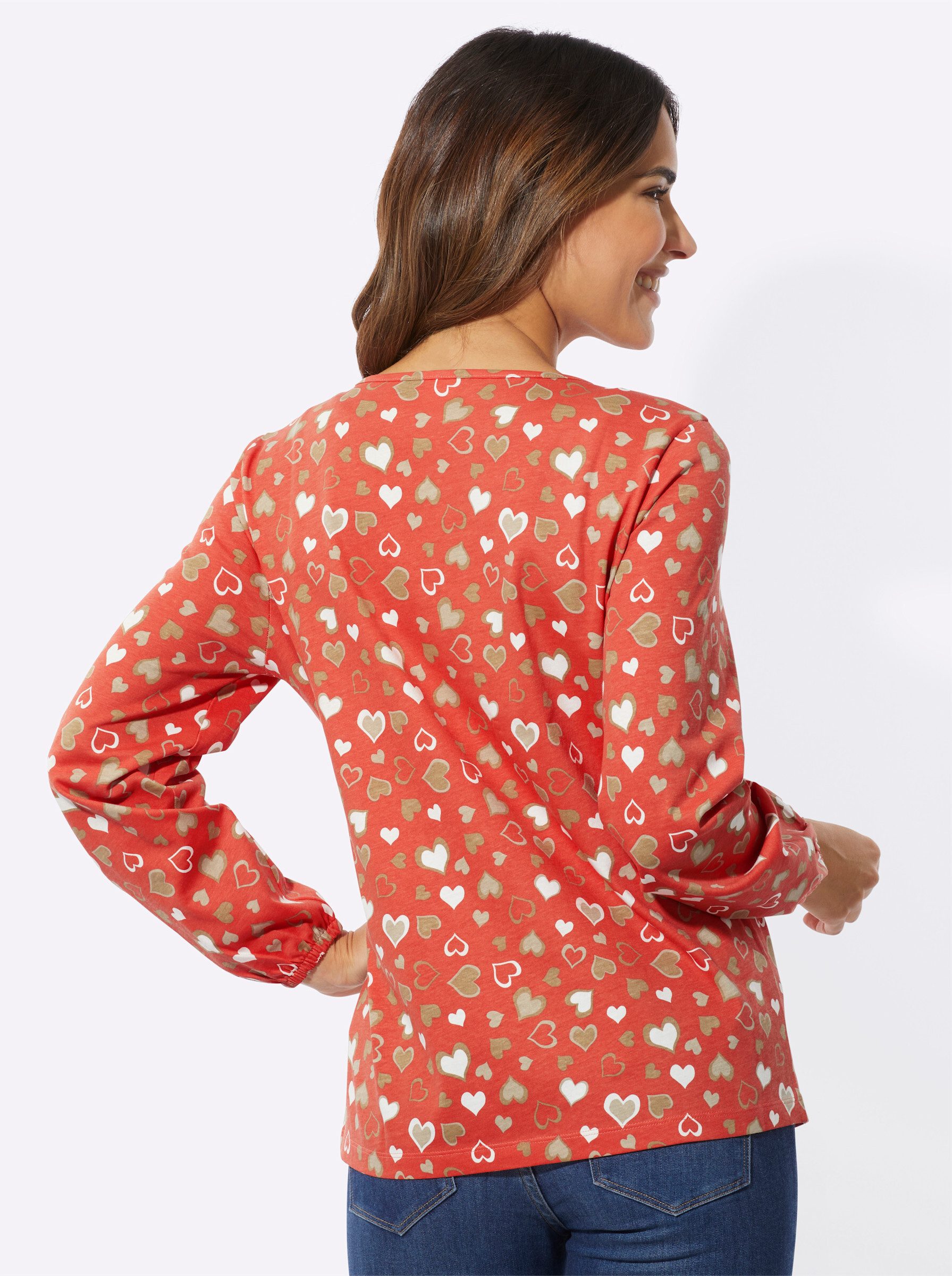 Sieh an! T-Shirt Langarmshirt . günstig online kaufen