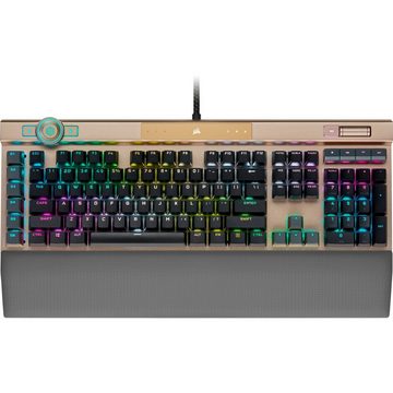 Corsair K100 RGB Optisch-mechanische Gaming-Tastatur gold/schwarz Gaming-Tastatur