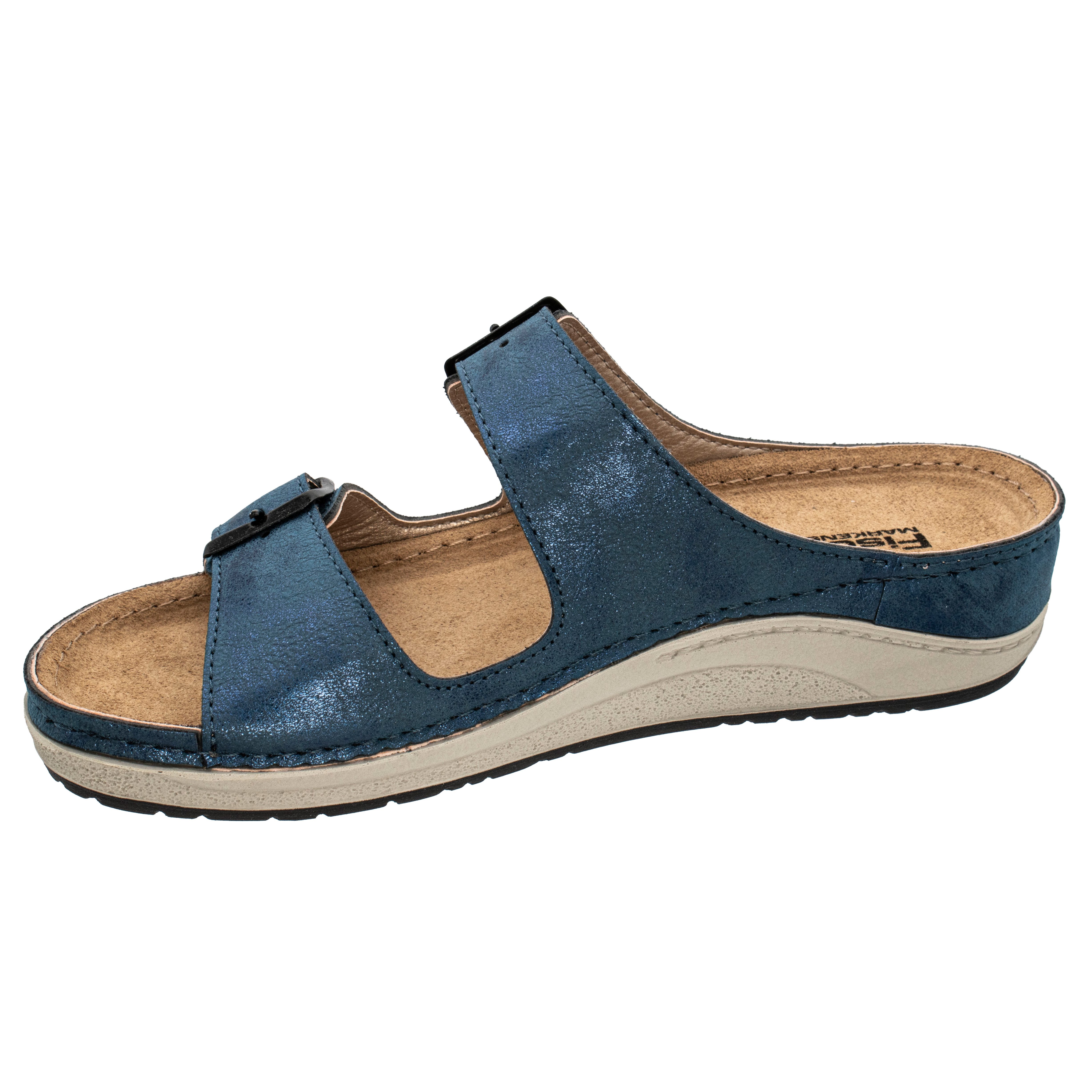 Fischer-Markenschuh Ina Pantolette aus Nappalino (Lederimitat), günstig online kaufen