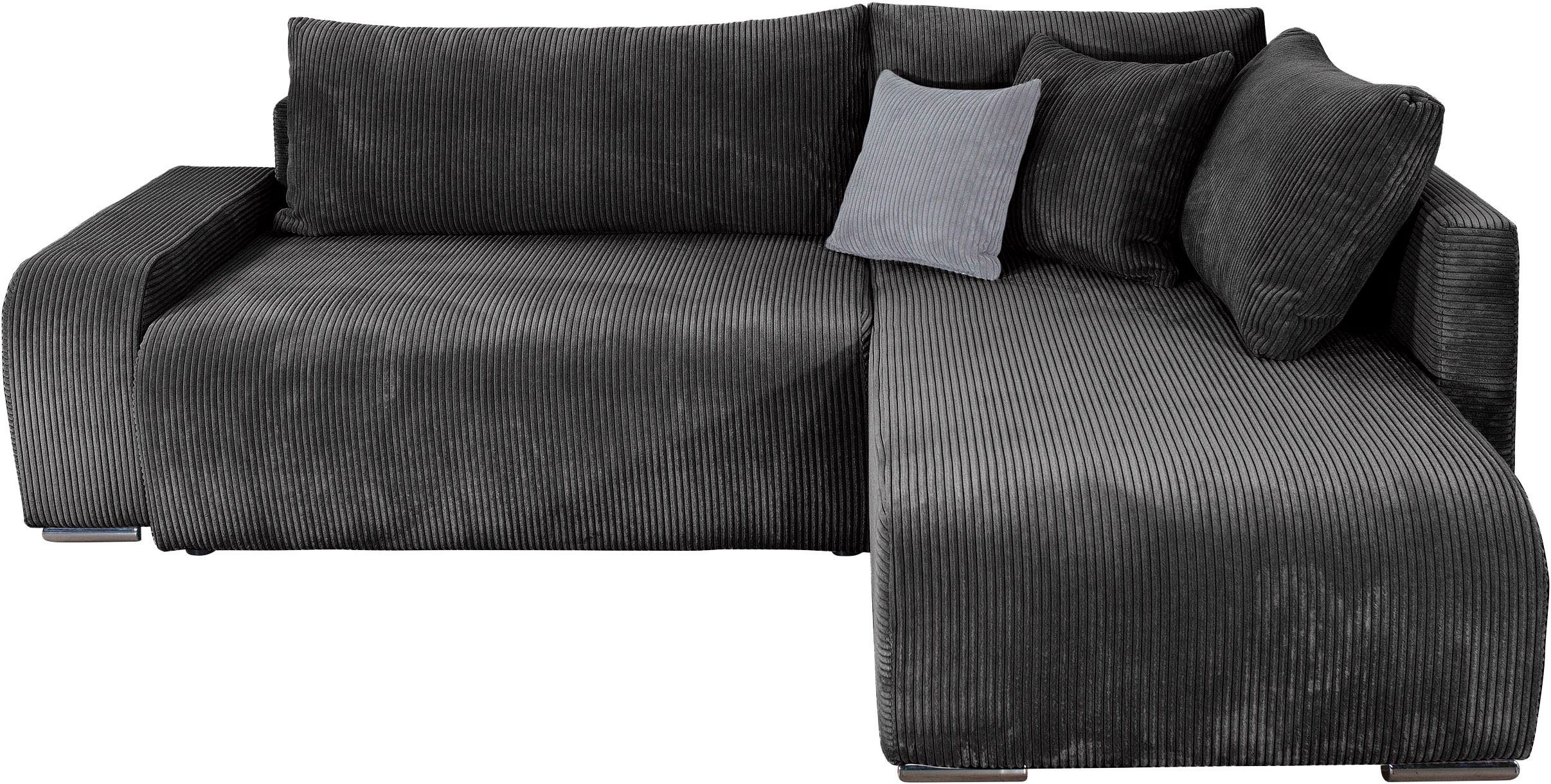 COLLECTION AB Ecksofa Poppy, L-Form, Breite 227 cm mit Schlaffunktion, inkl günstig online kaufen