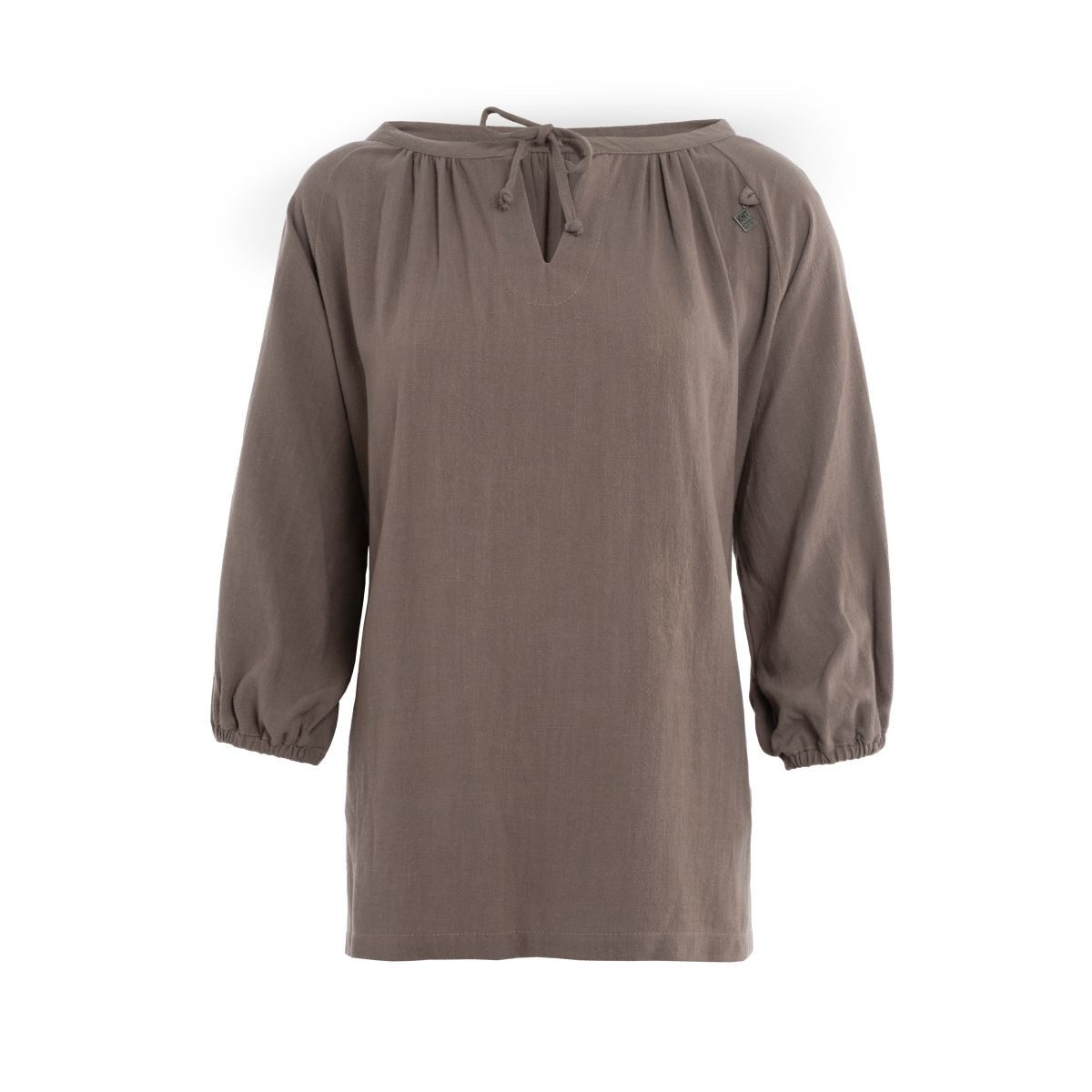 Knit Factory T-Shirt Fern Top Taupe 36/38 (1-tlg)