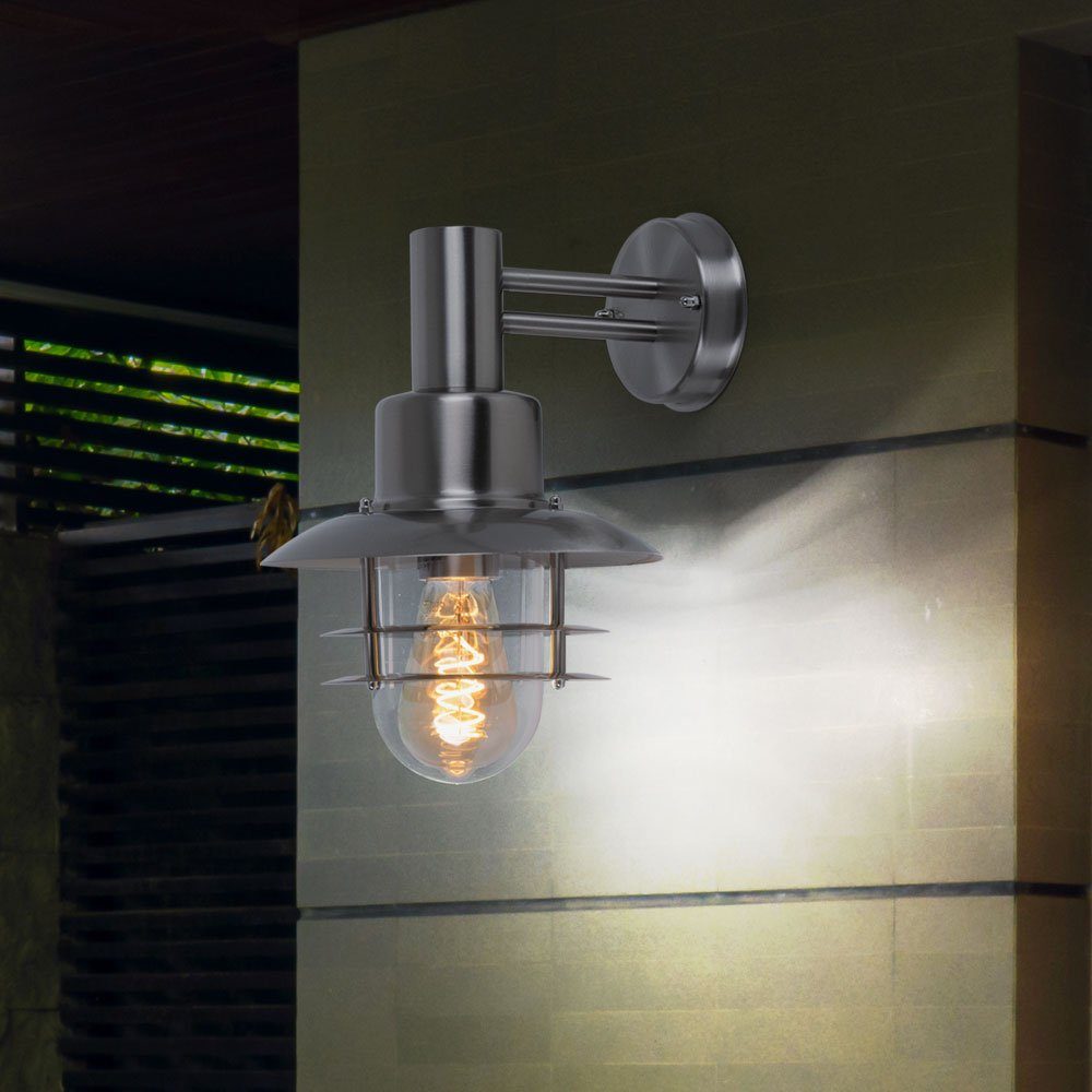 Außenlampe Außenleuchte etc-shop nicht Leuchtmittel Retro inklusive, Außen-Wandleuchte, Außenwandlaterne Vintage Hoflampe