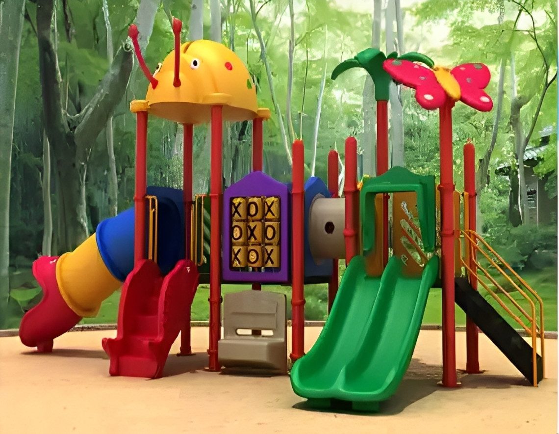 Xlmoebel Rutsche Spielturm mit Rutsche und Kletterturm für Kinder im Spielhaus auf dem, (Spielplatz), Hergestellt in Europa